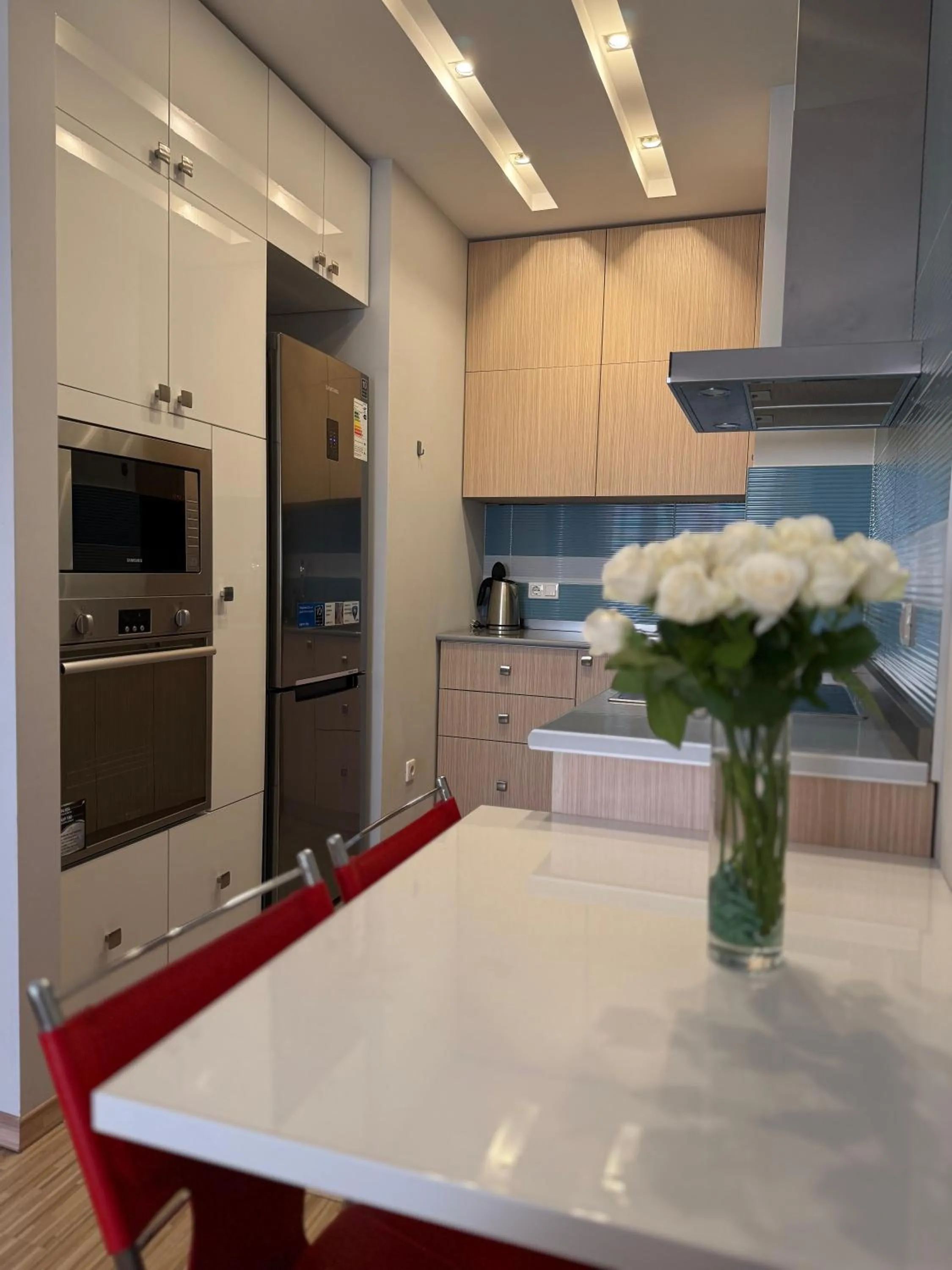 Kitchen or kitchenette in Sweet Home Apart-Hotel