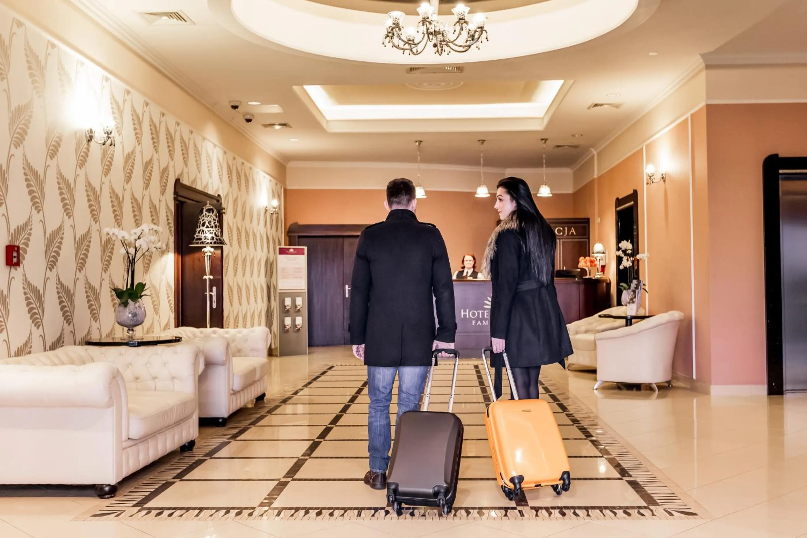 Lobby or reception in Hotel Aurora Family & SPA