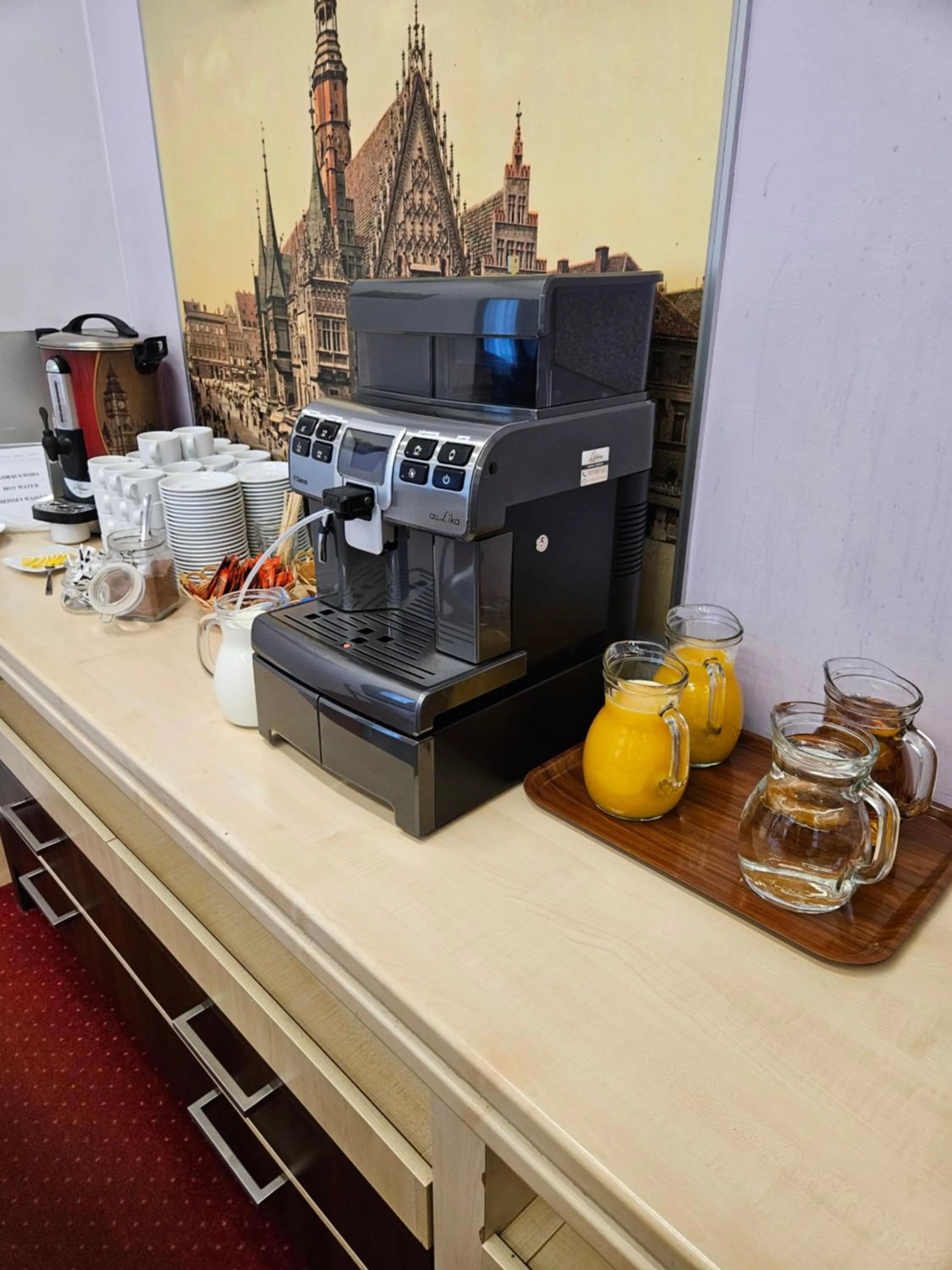 Breakfast in Hotel Dikul Market Square Wroclaw