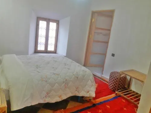 Bed in Hotel et Restaurant Riad Amodou