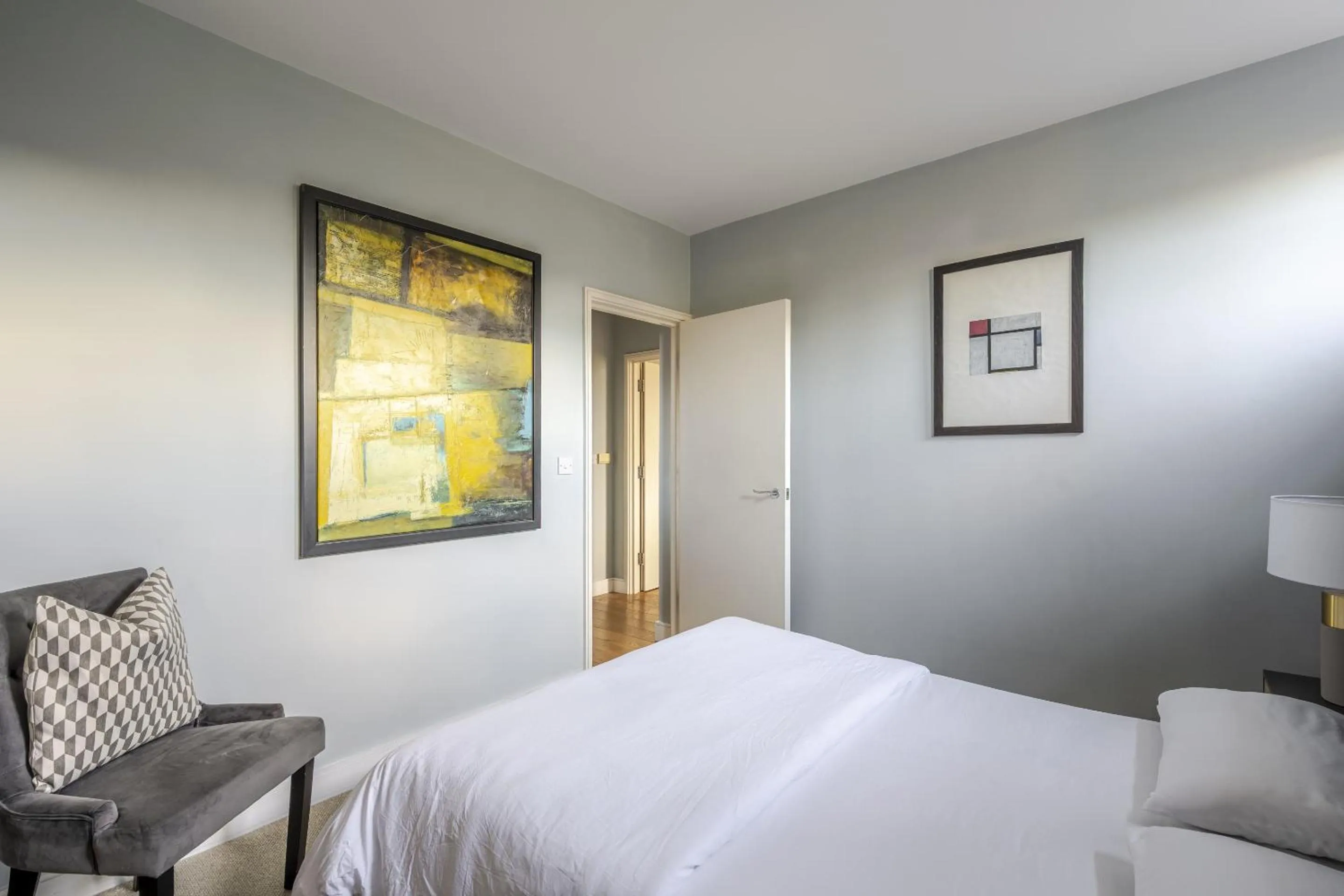 Bedroom, Bed in Luxurious 1 Bed House, Free Parking, Braintree Town with Sky TV