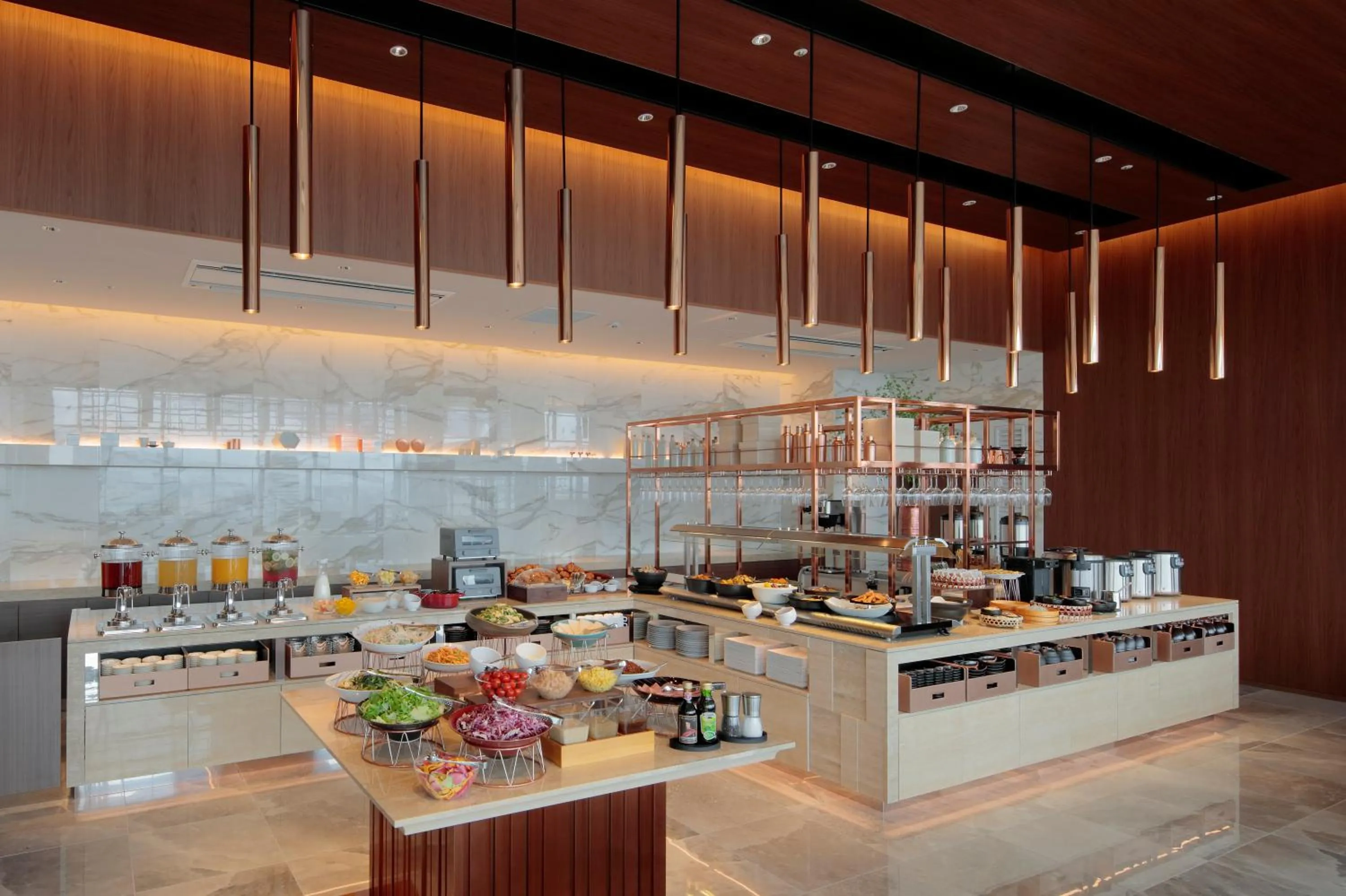 Buffet breakfast in Candeo Hotel Utsunomiya