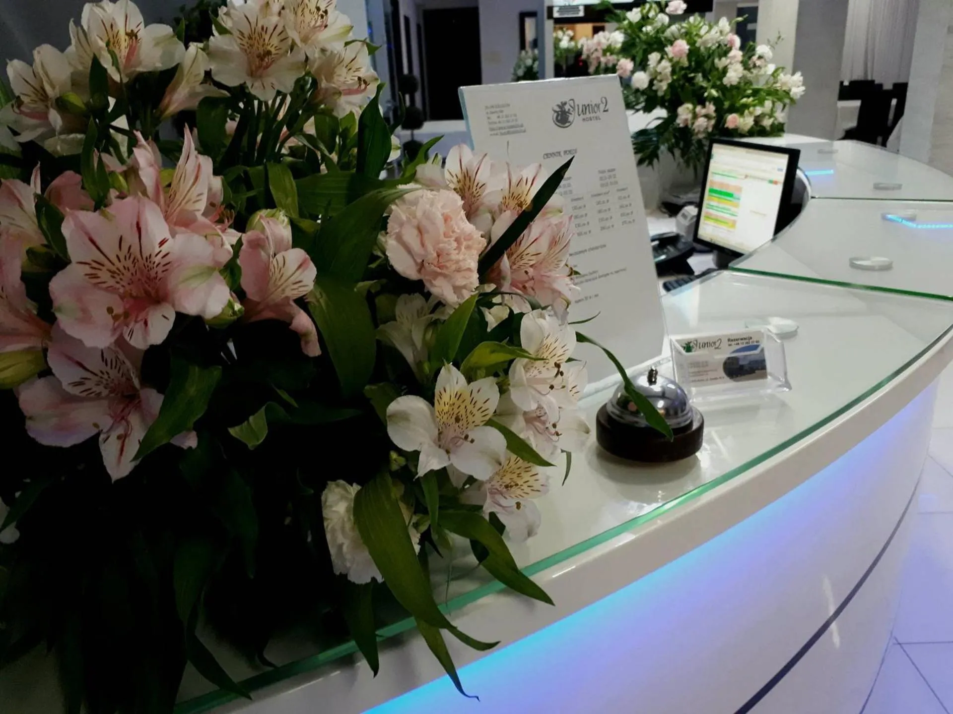 Lobby or reception in Hotel Junior 2