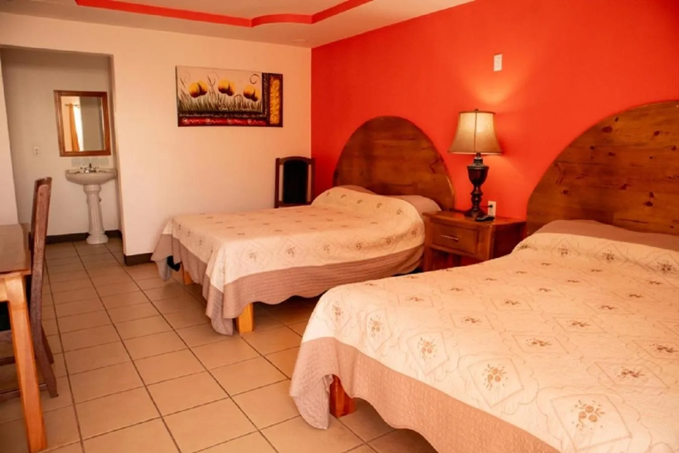 Bed in Hotel Doña Crucita