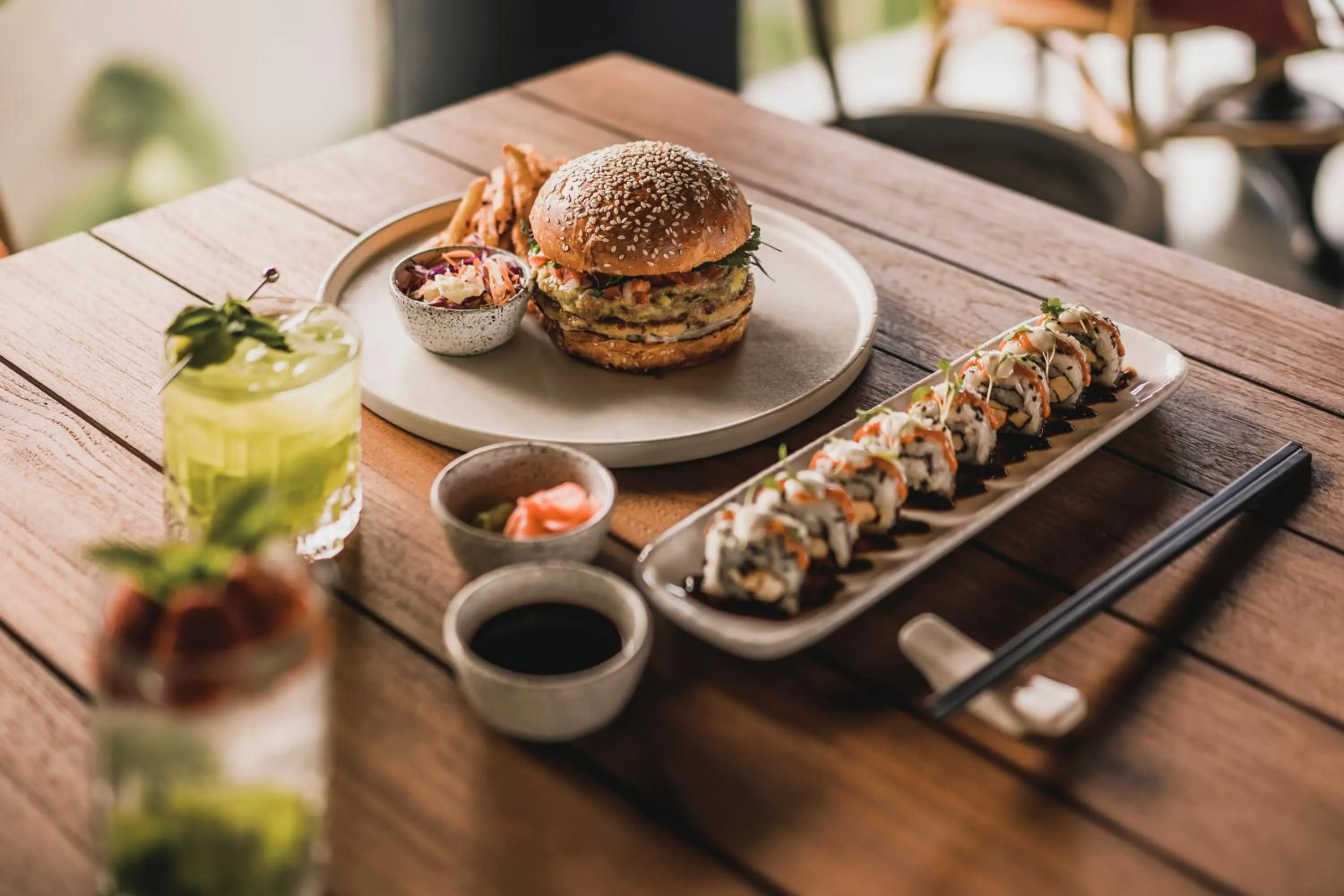 Food and drinks in The Retreat at Kharista by Ekosistem