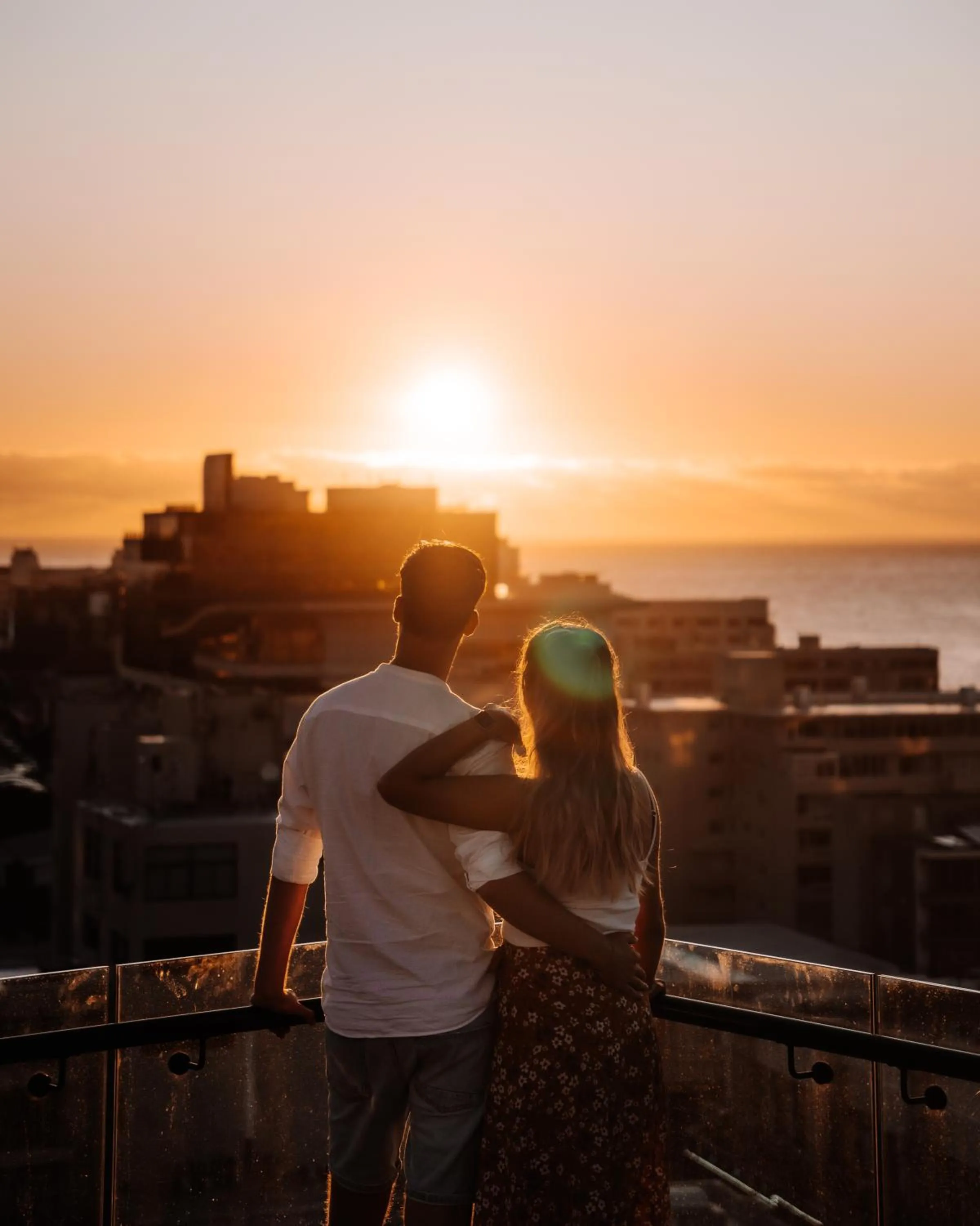 Sunset in Home Suite Hotels Station House