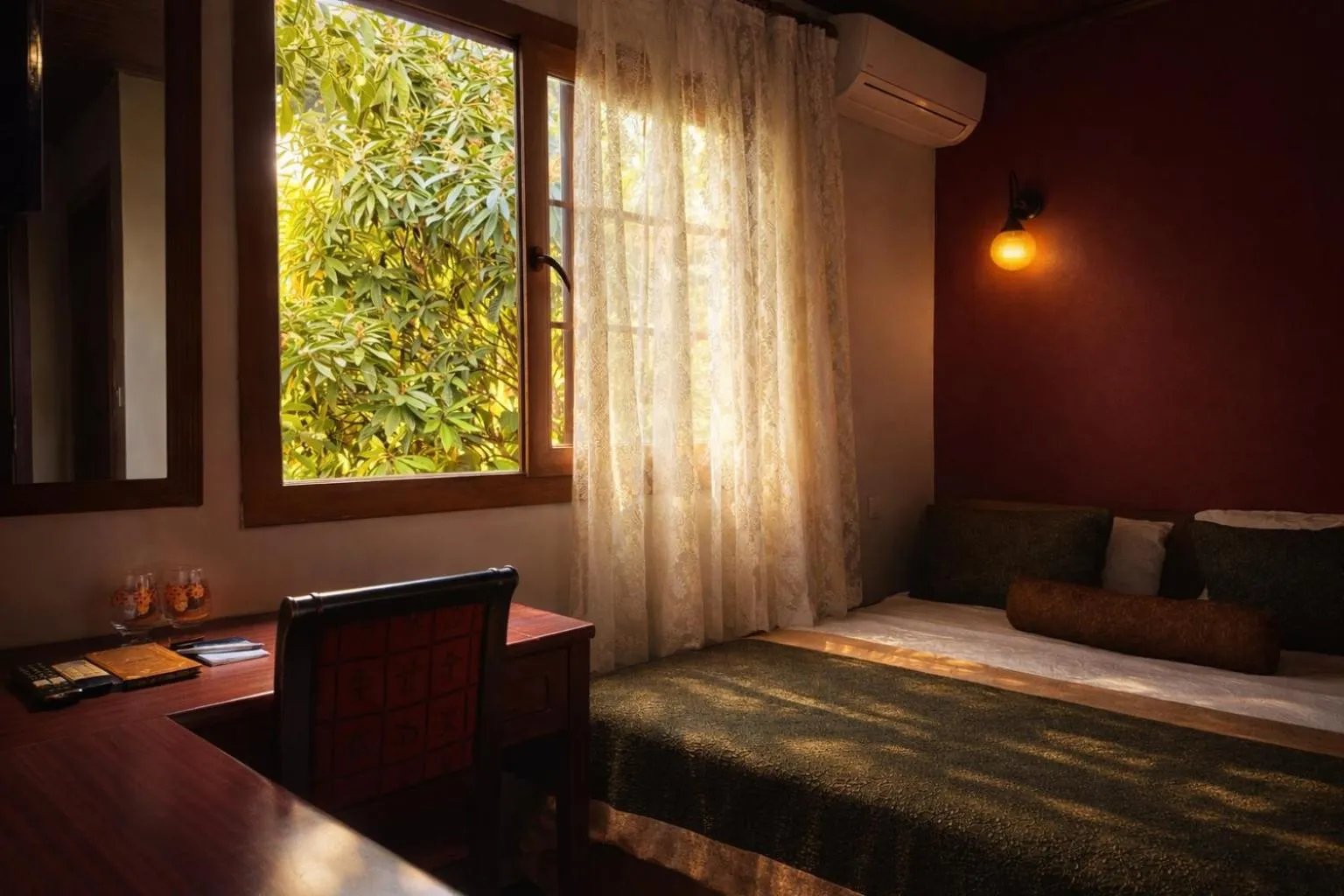 View (from property/room), Bed in Osmanli Marco Pasha Hotel