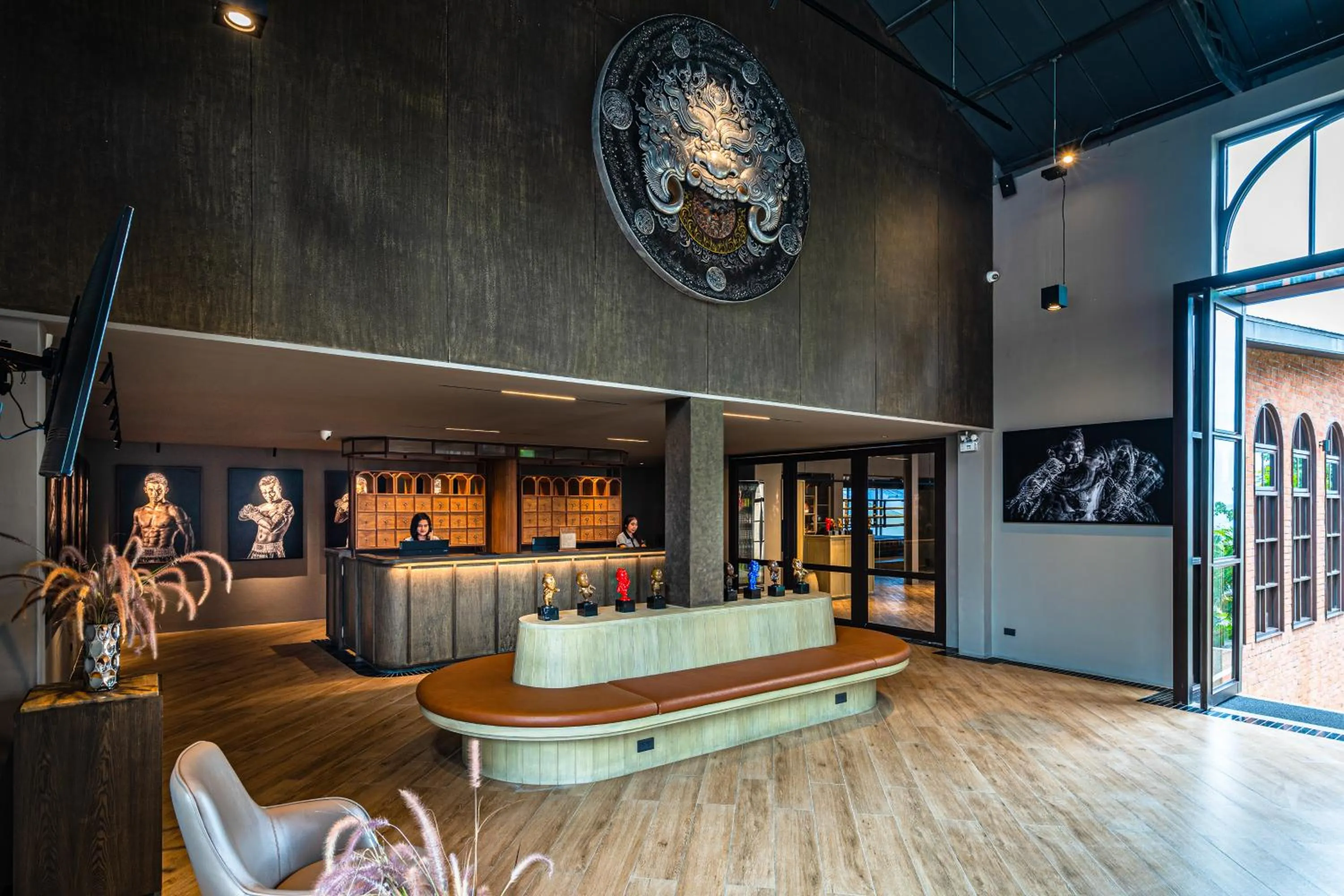 Lobby or reception in Thai Fight Hotel