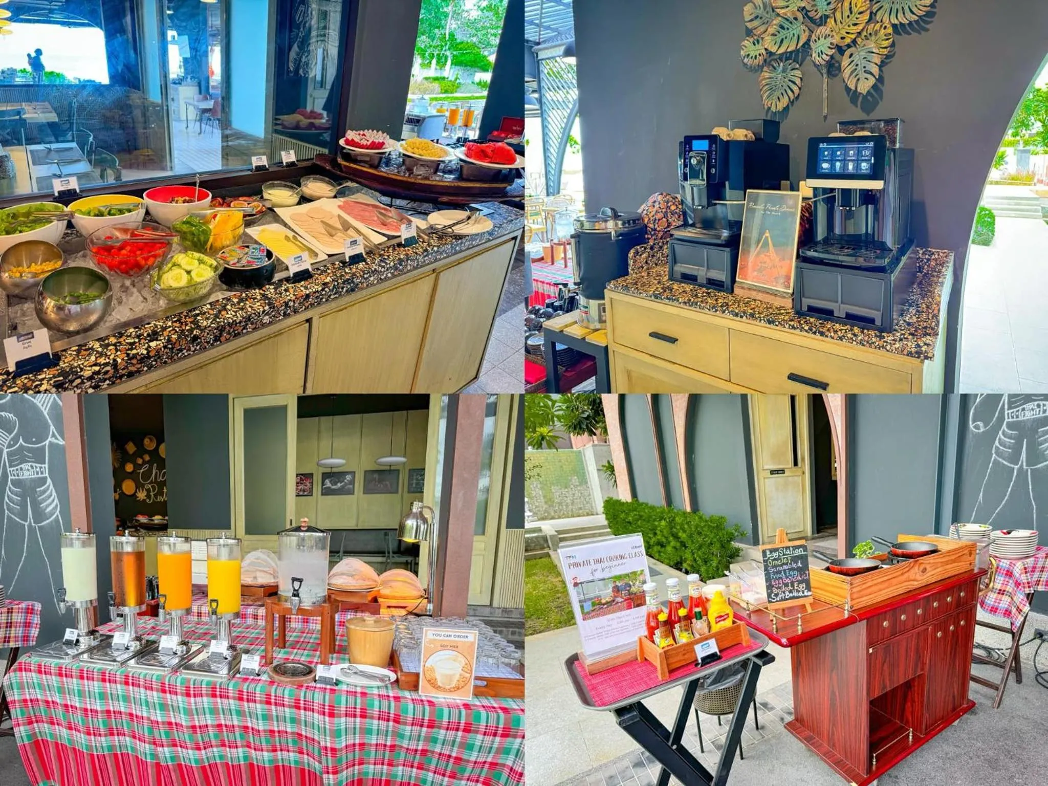 Breakfast in Thai Fight Hotel