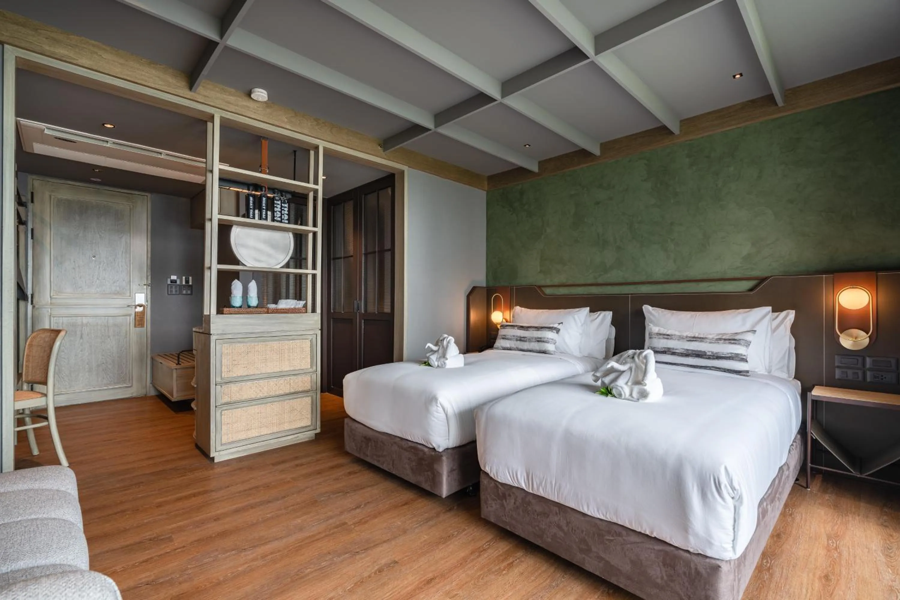 Bedroom, Bed in Thai Fight Hotel