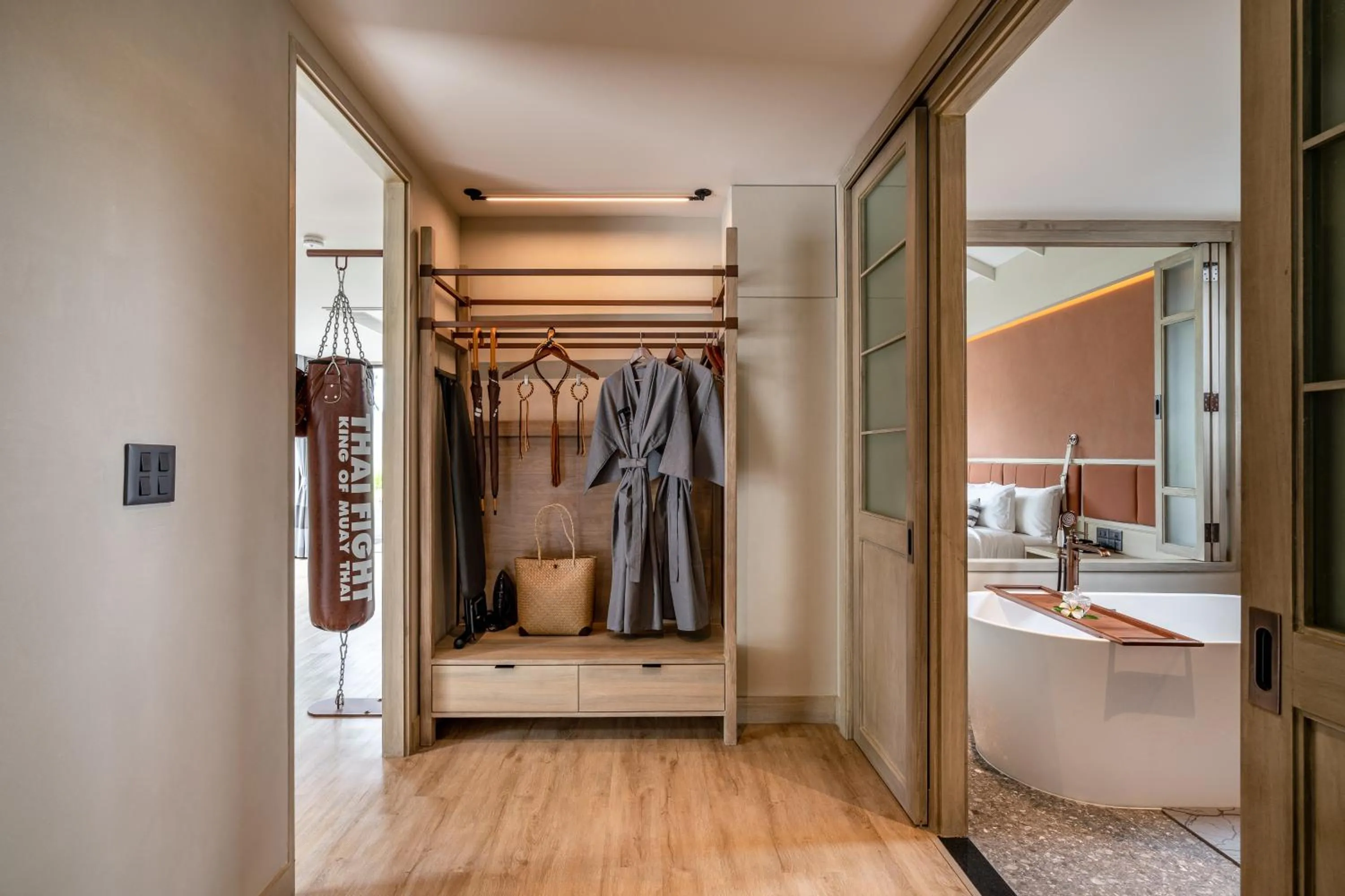 wardrobe in Thai Fight Hotel