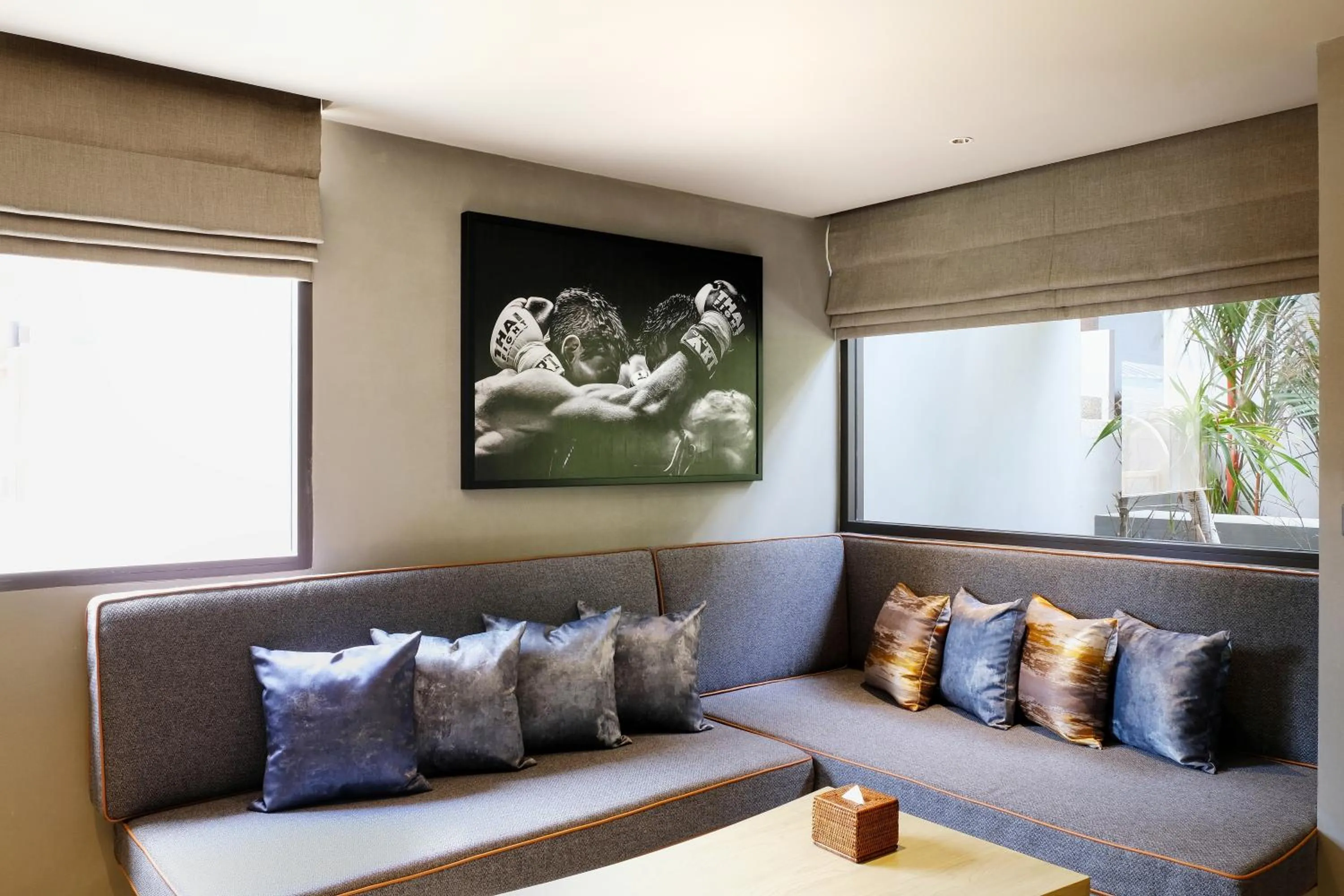 Seating area in Thai Fight Hotel