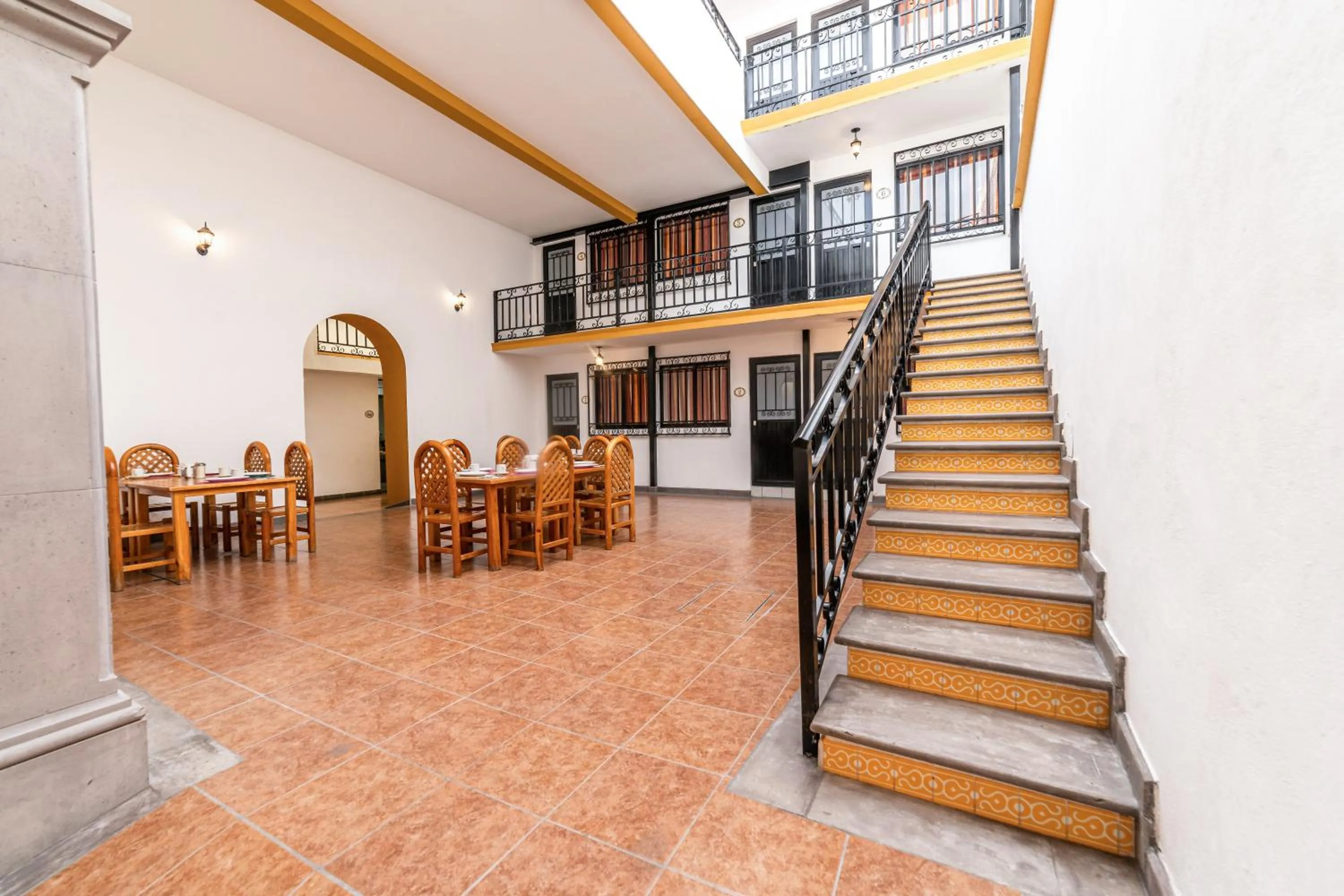 Property building in Hotel Meson de Carolina