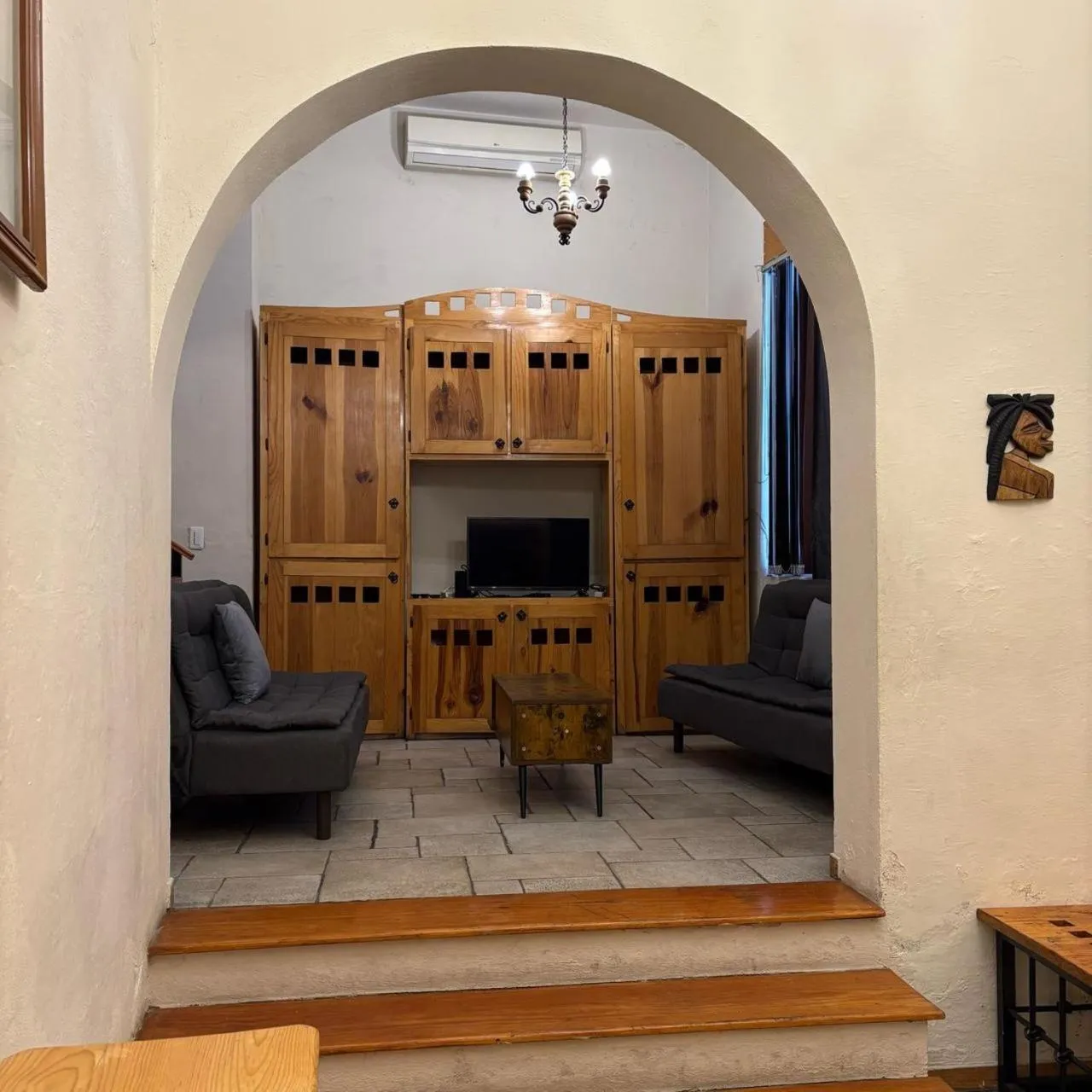 Living room in Hotel Meson de Carolina