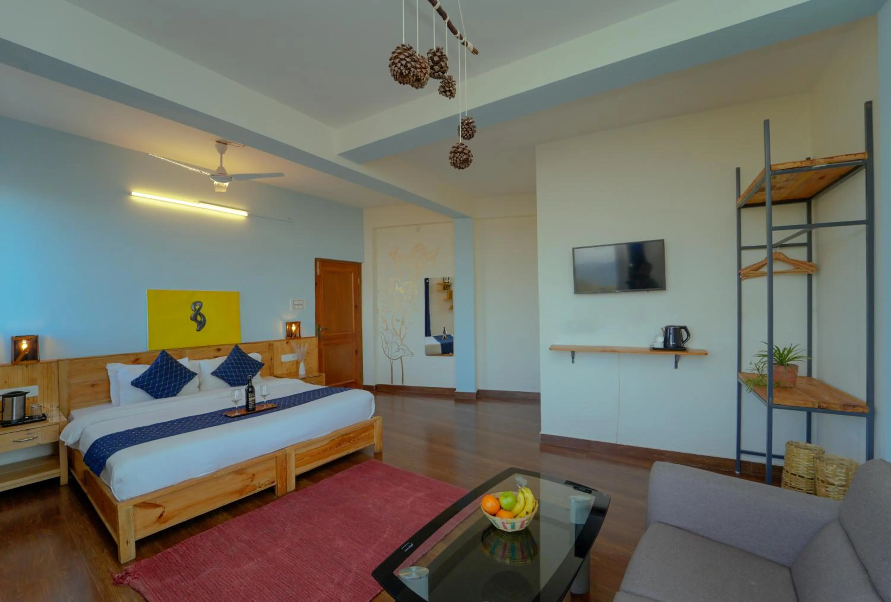 Communal lounge/ TV room, Bed in Chokling ArtHouse - The Treasure of Himalayas