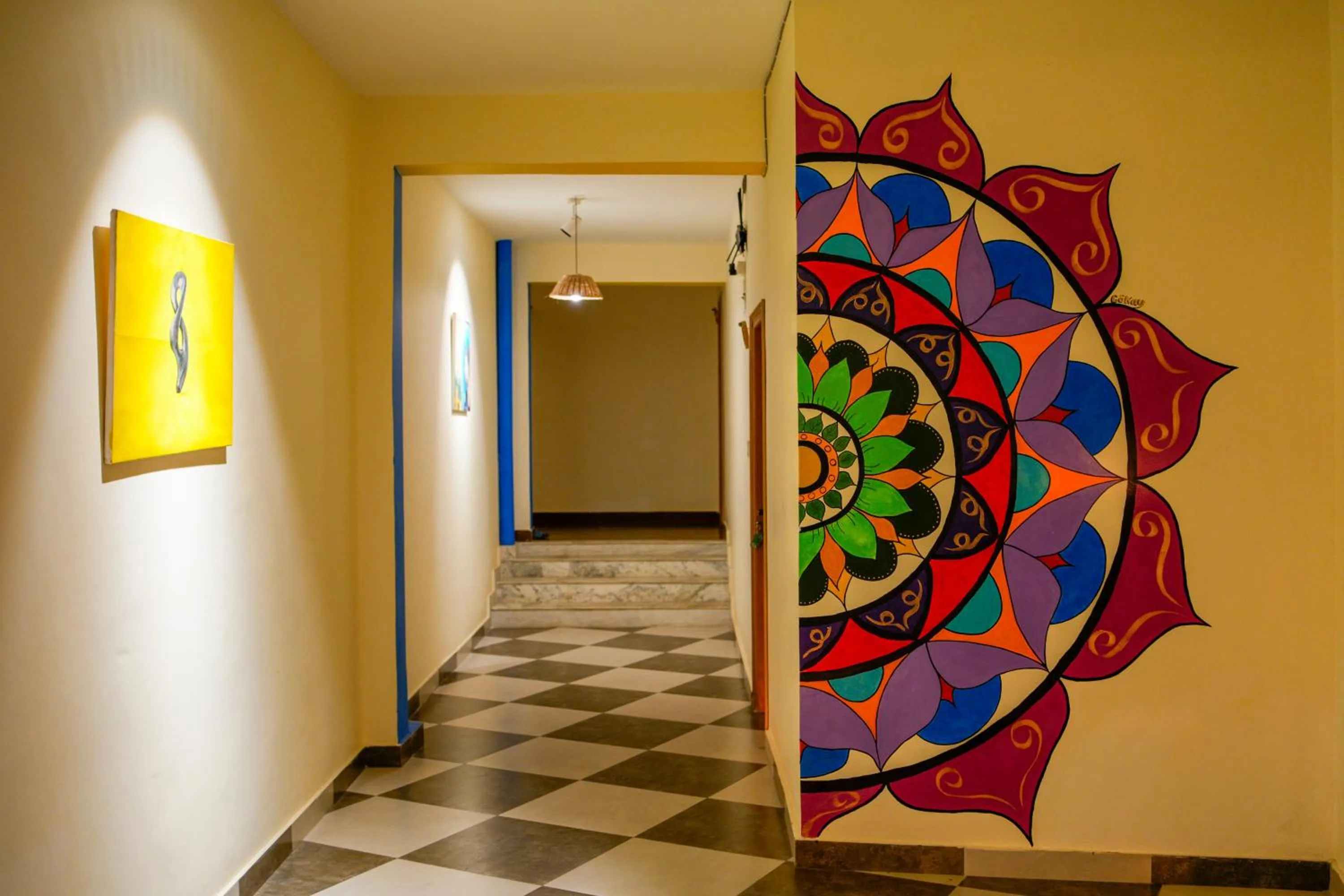 Decorative detail in Chokling ArtHouse - The Treasure of Himalayas