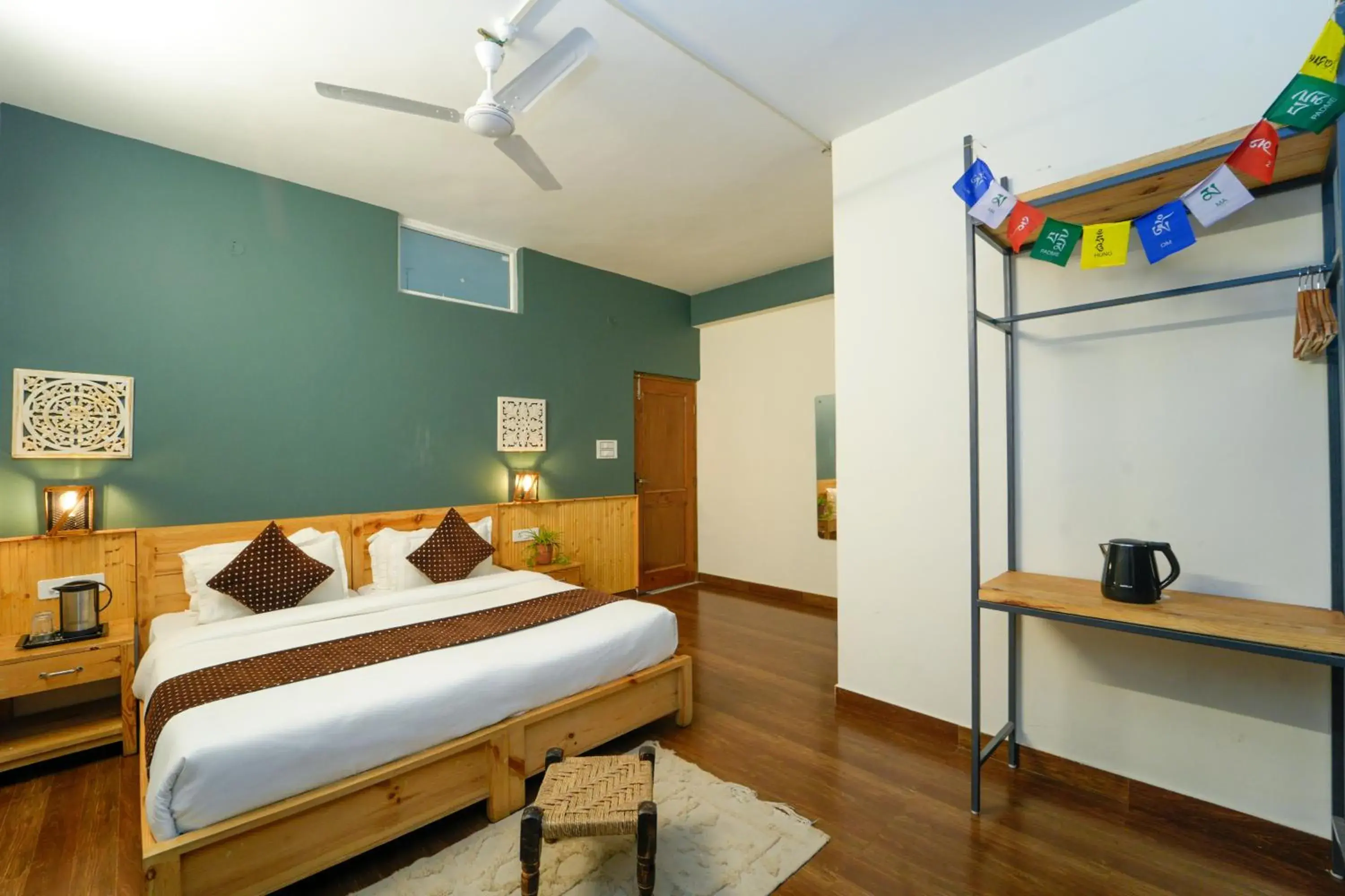 Deluxe Double Room in Chokling ArtHouse - The Treasure of Himalayas Deluxe Double Room in Chokling ArtHouse - The Treasure of Himalayas