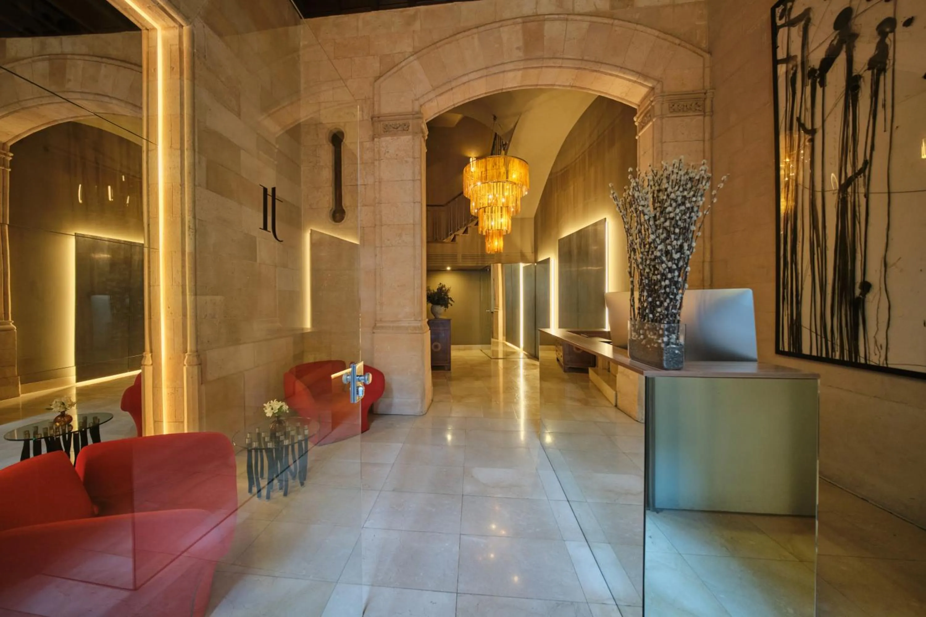 Lobby or reception in Can Alomar Hotel