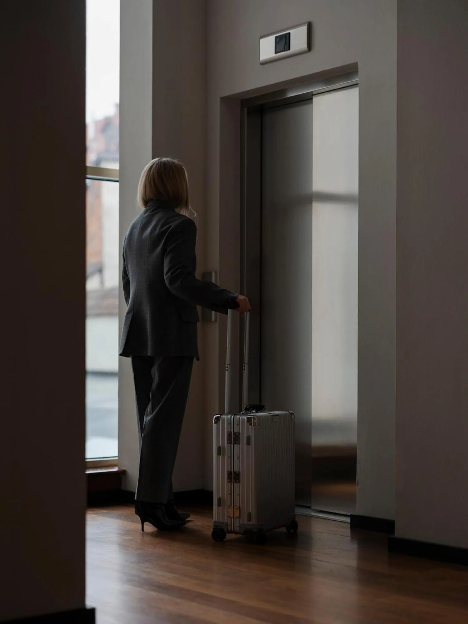 elevator in Hotel Pod Różą