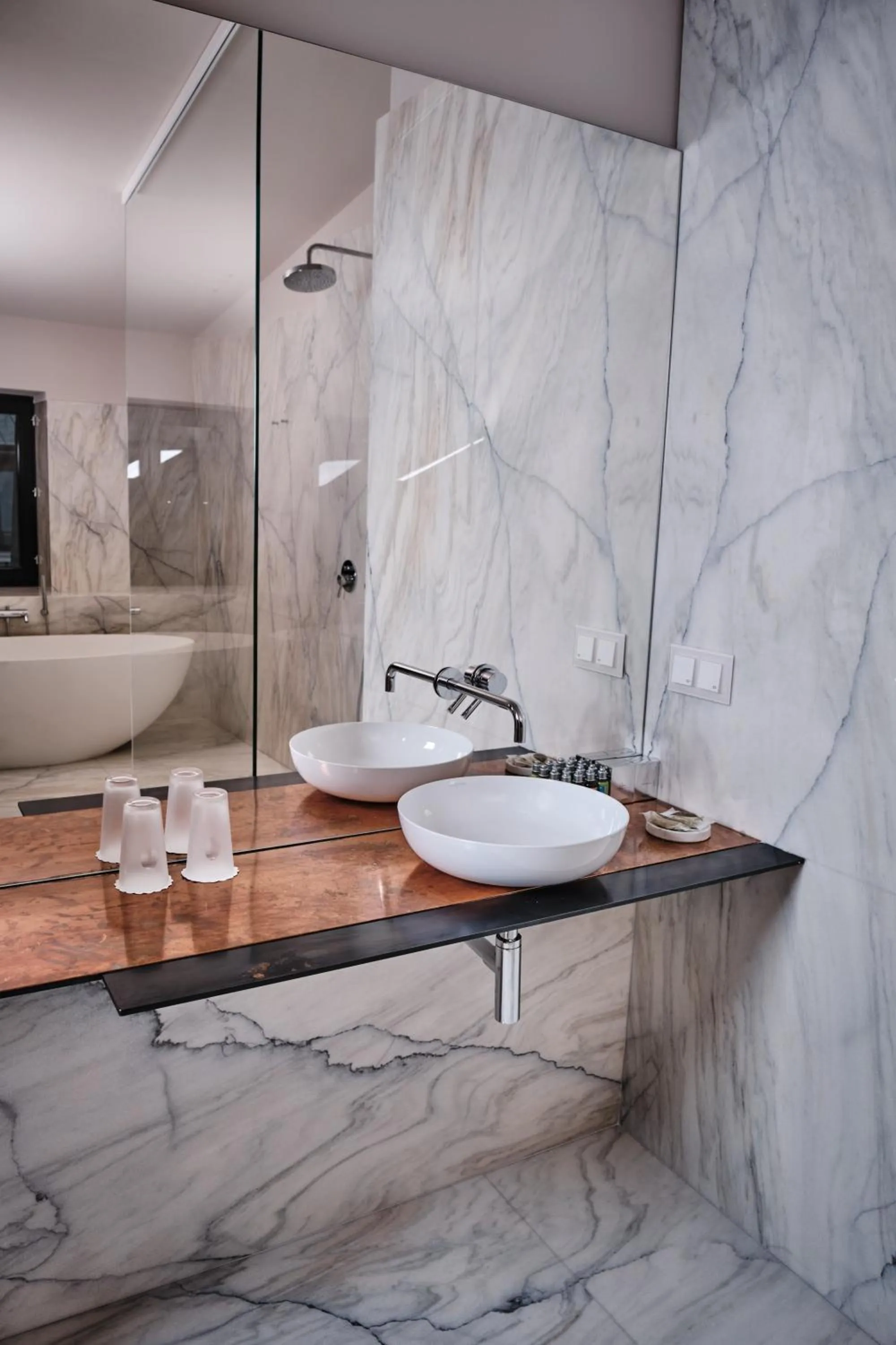 Bathroom in Hotel Pod Różą