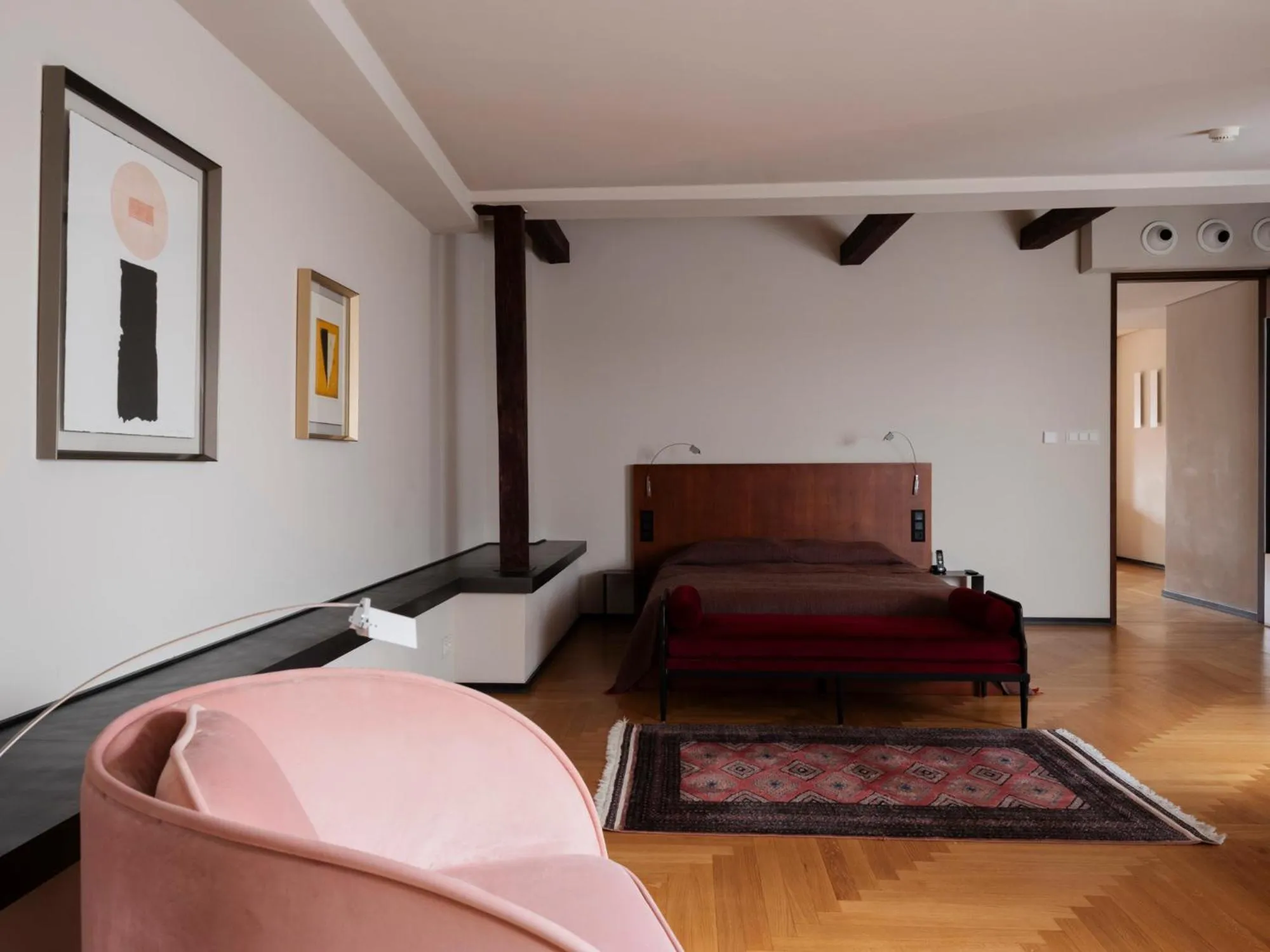 Bed in Hotel Pod Różą