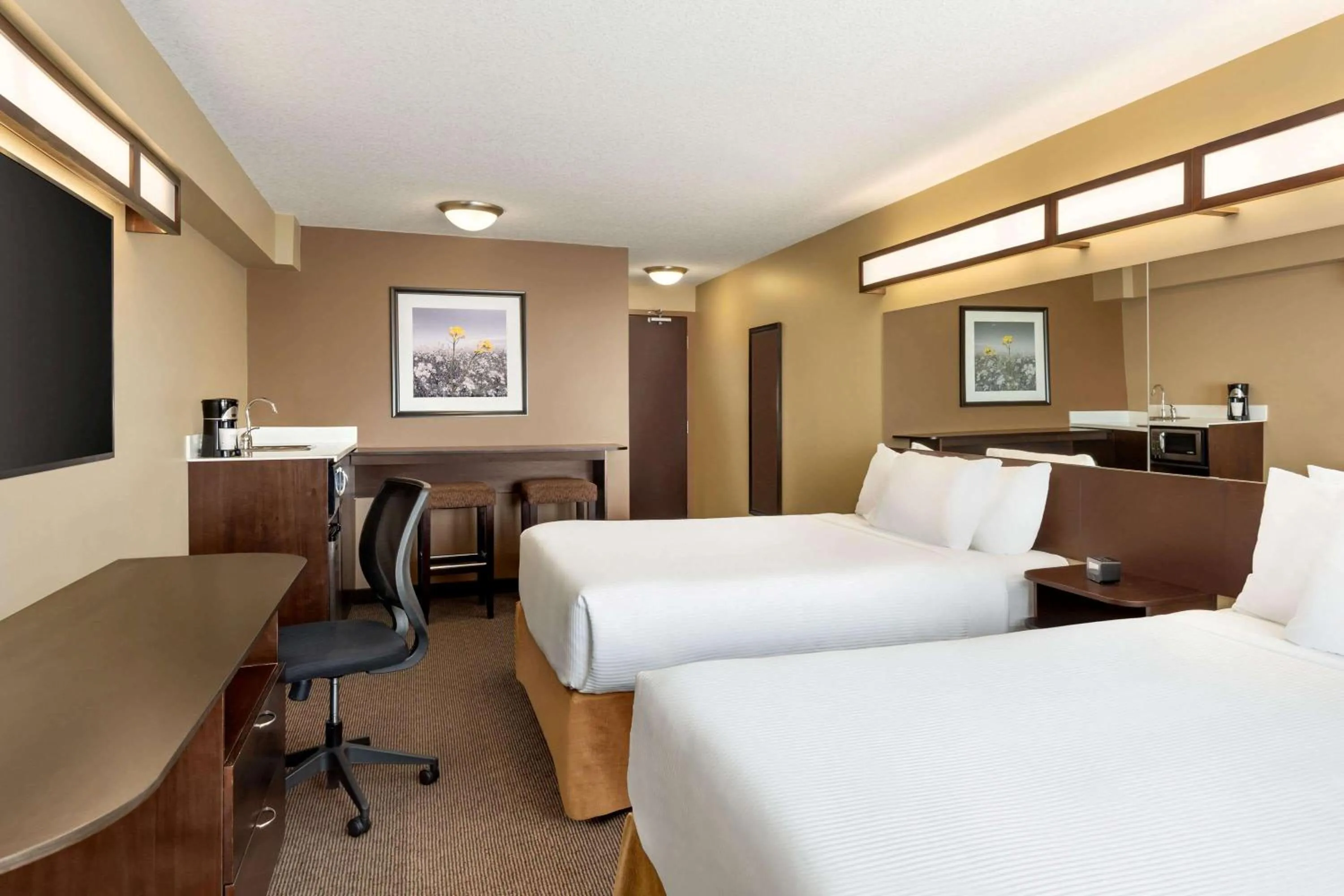 Photo of the whole room, Bed in Microtel Inn and Suites by Wyndham Weyburn