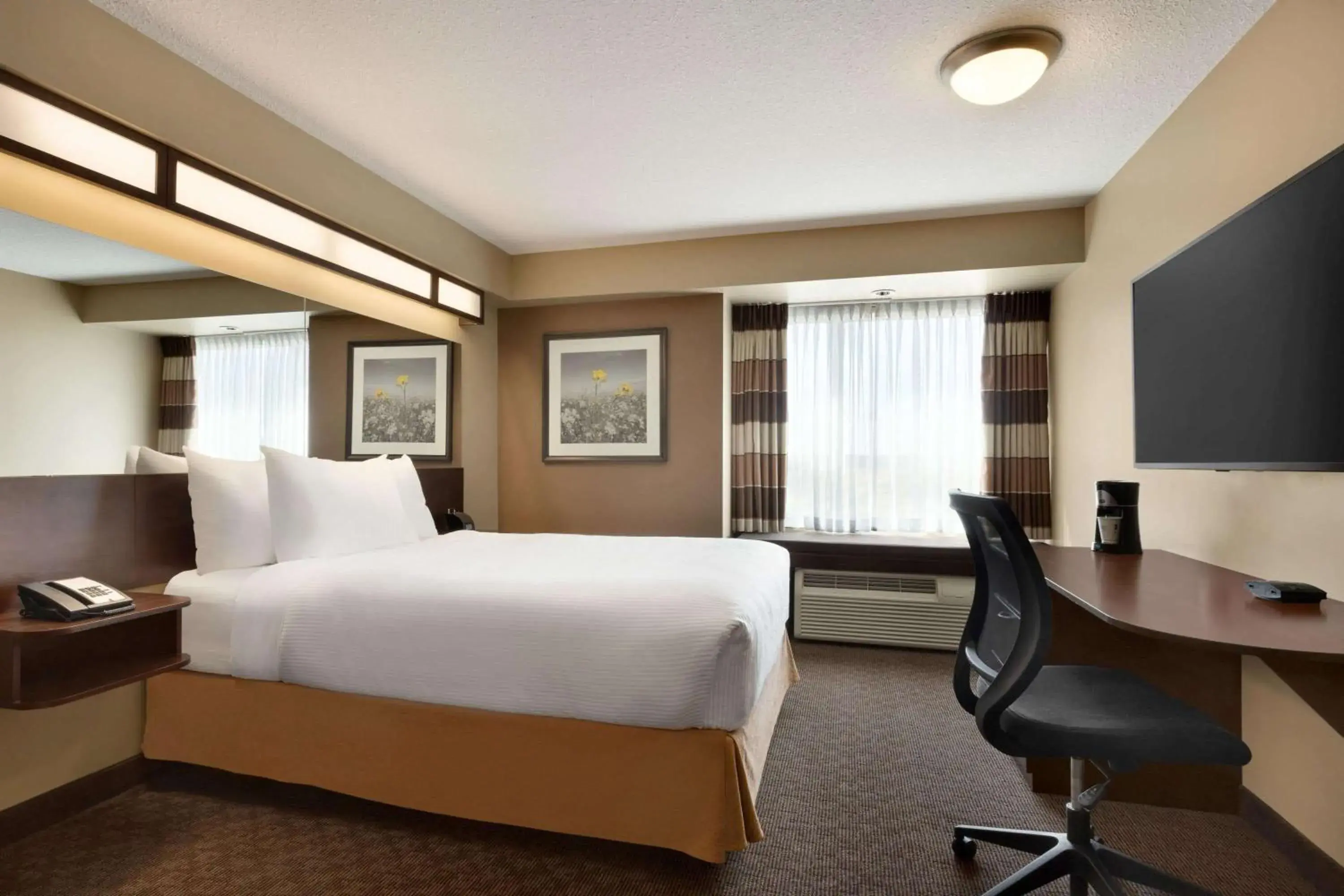 Queen Room with Roll-In Shower - Mobility Accessible/Non-Smoking in Microtel Inn and Suites by Wyndham Weyburn Queen Room with Roll-In Shower - Mobility Accessible/Non-Smoking in Microtel Inn and Suites by Wyndham Weyburn