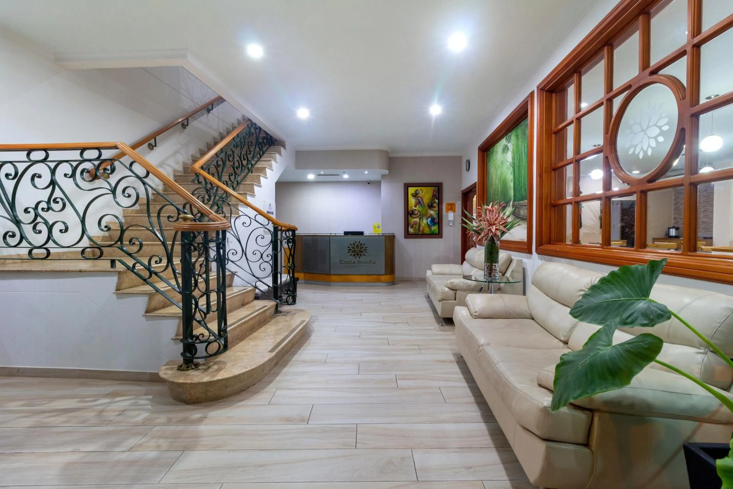 Lobby or reception in Hotel Costa Bonita