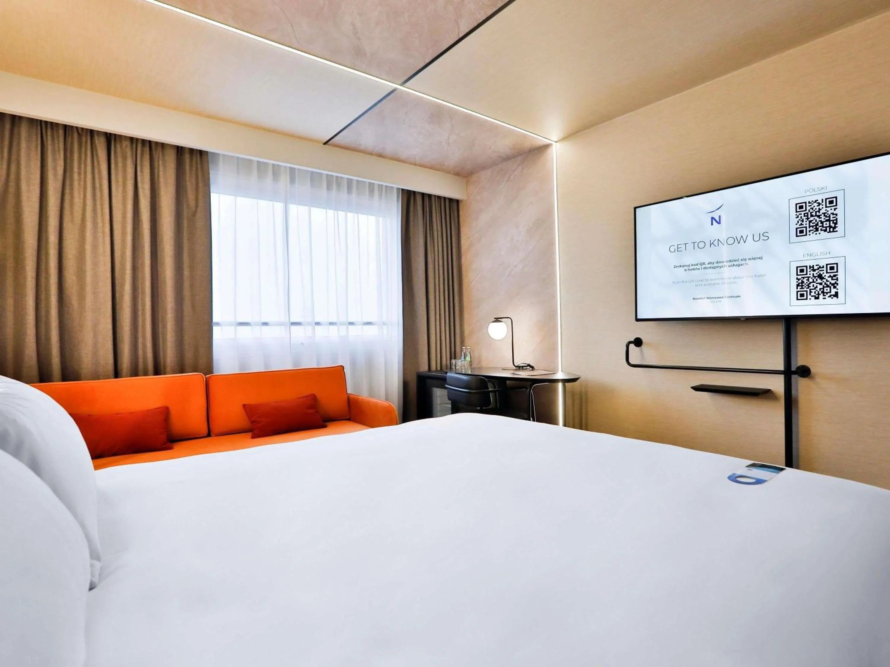 Bedroom, Bed in Novotel Warszawa Centrum