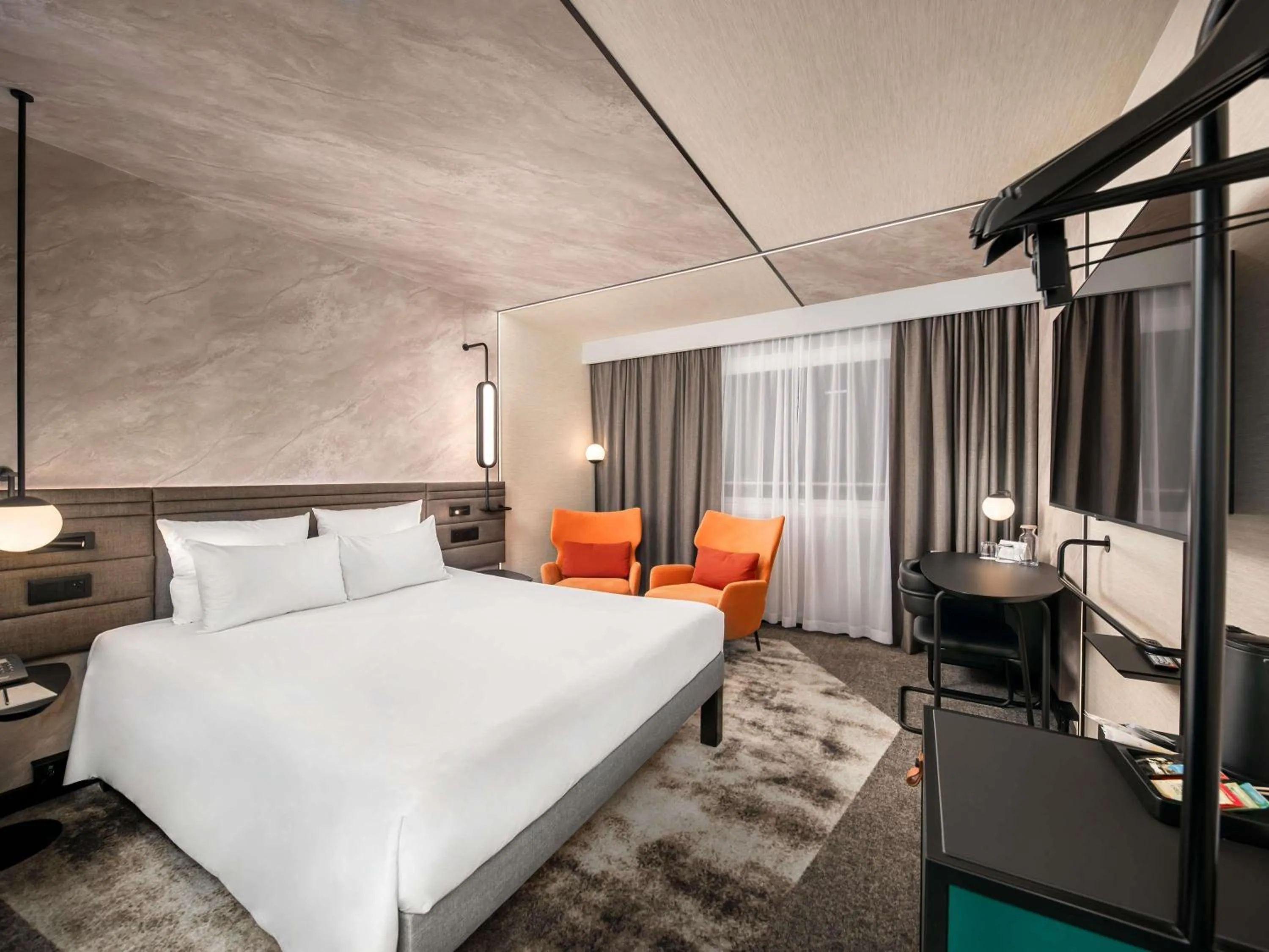 Bedroom, Bed in Novotel Warszawa Centrum