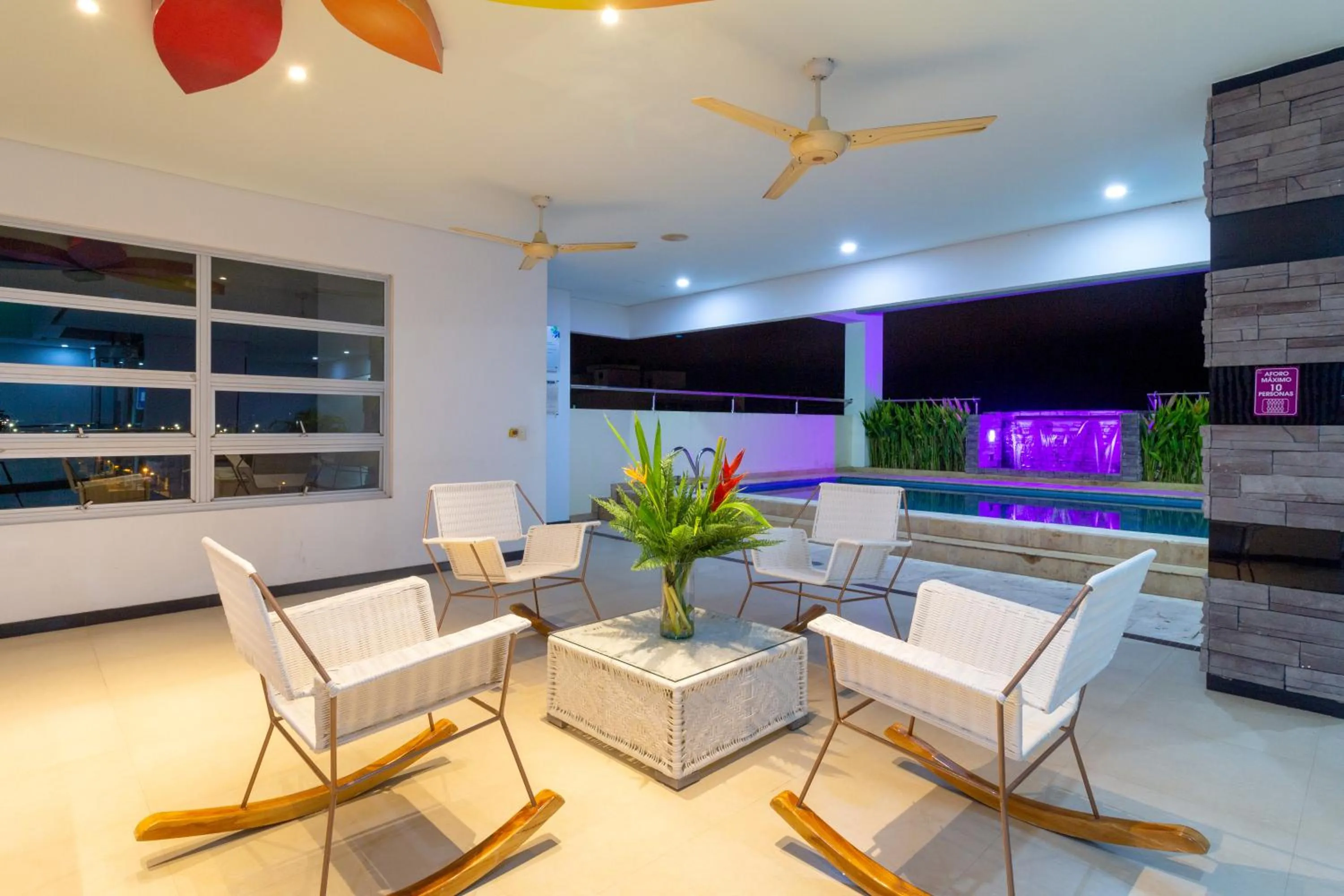 Living room in Hotel Baroca