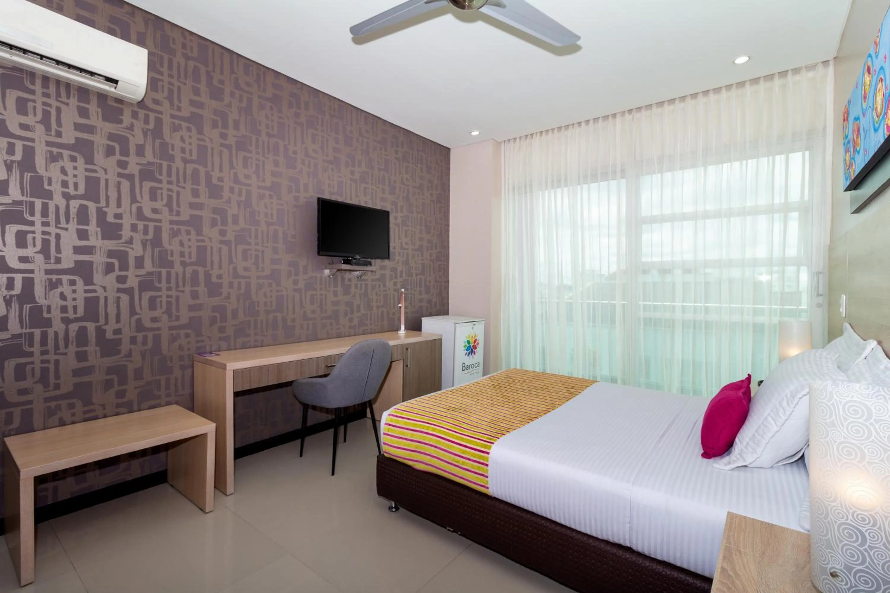 TV and multimedia, Bed in Hotel Baroca