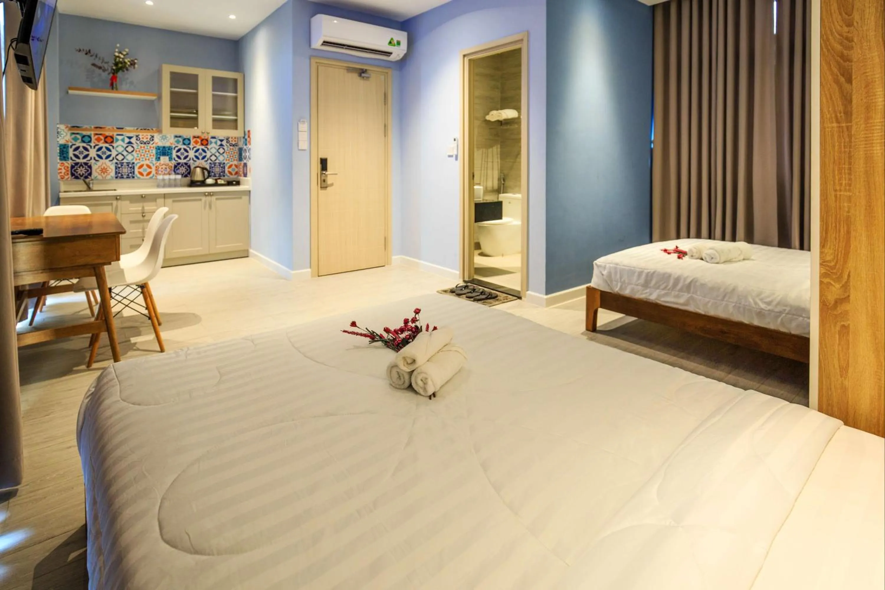 Bed in The Bok Hotel Grand World - by GoGo Phú Quốc