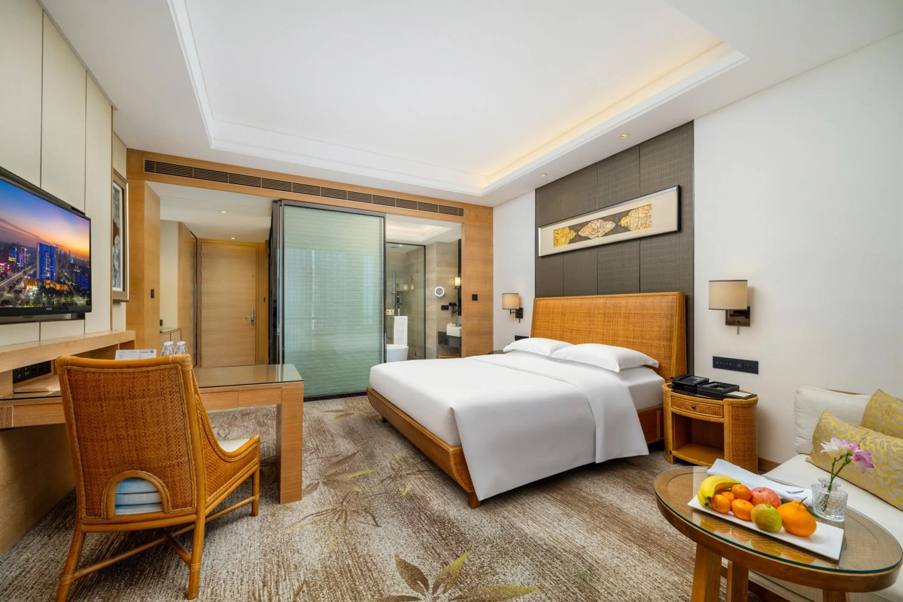 Photo of the whole room, Bed in Dongguan Kande International Hotel