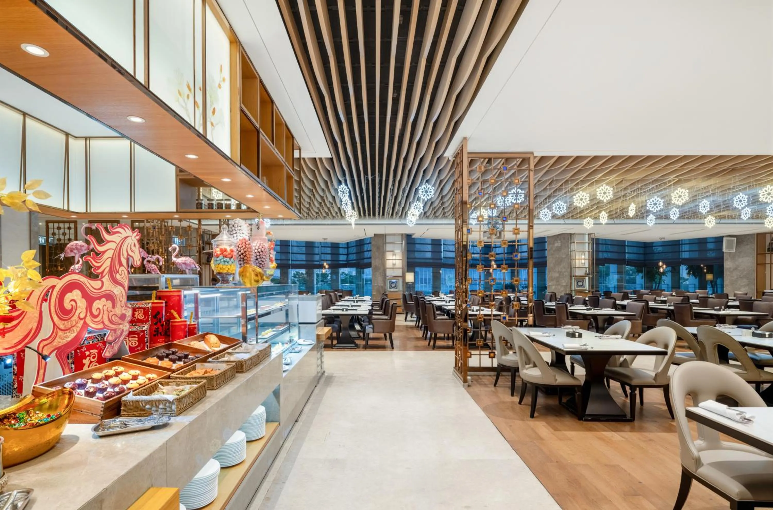 Buffet breakfast in Dongguan Kande International Hotel