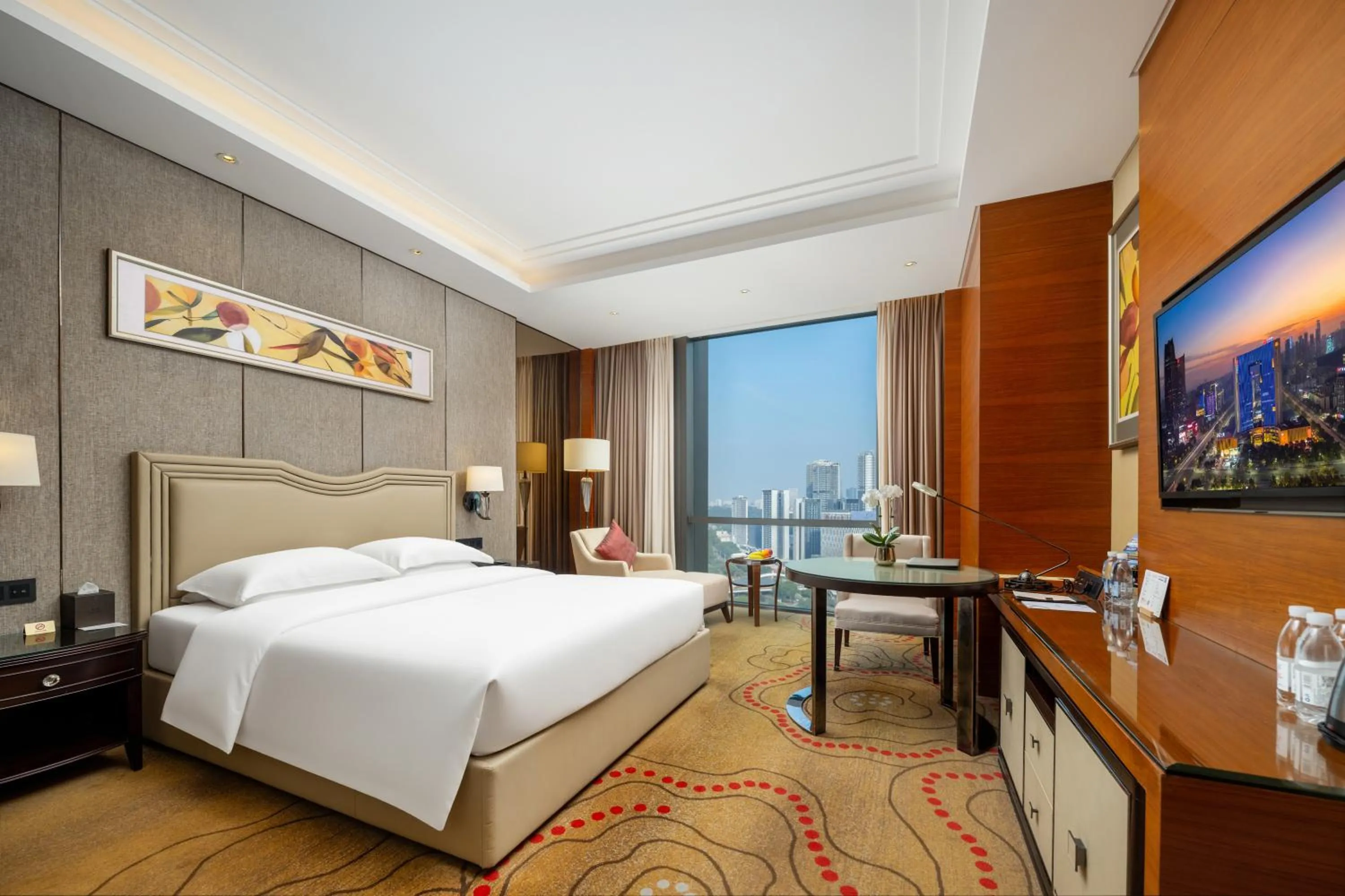 Photo of the whole room, Bed in Dongguan Kande International Hotel