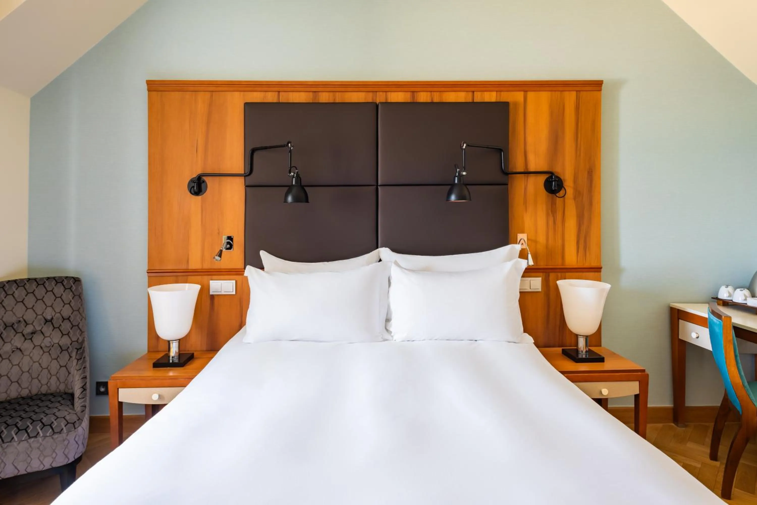 Bed in Sofitel Grand Sopot