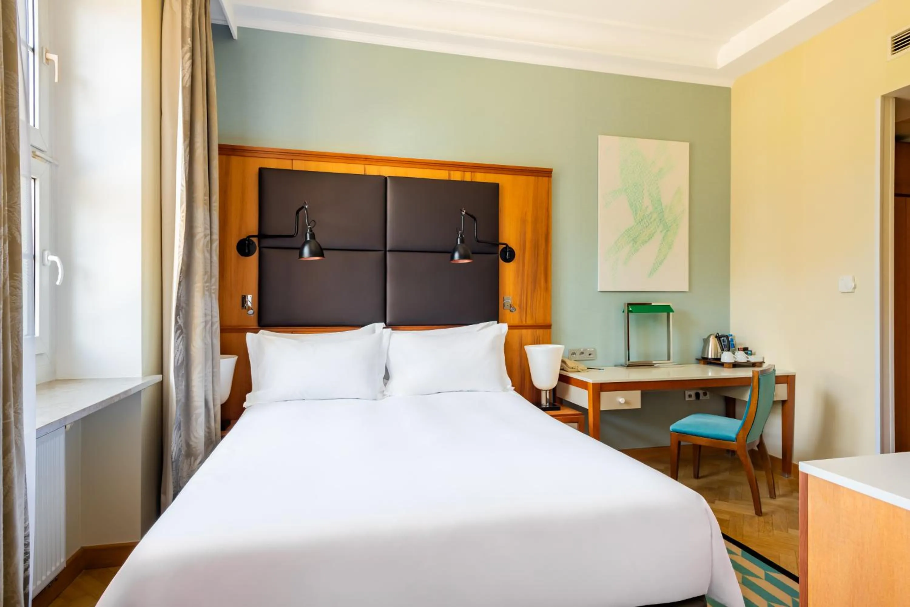 Bed in Sofitel Grand Sopot