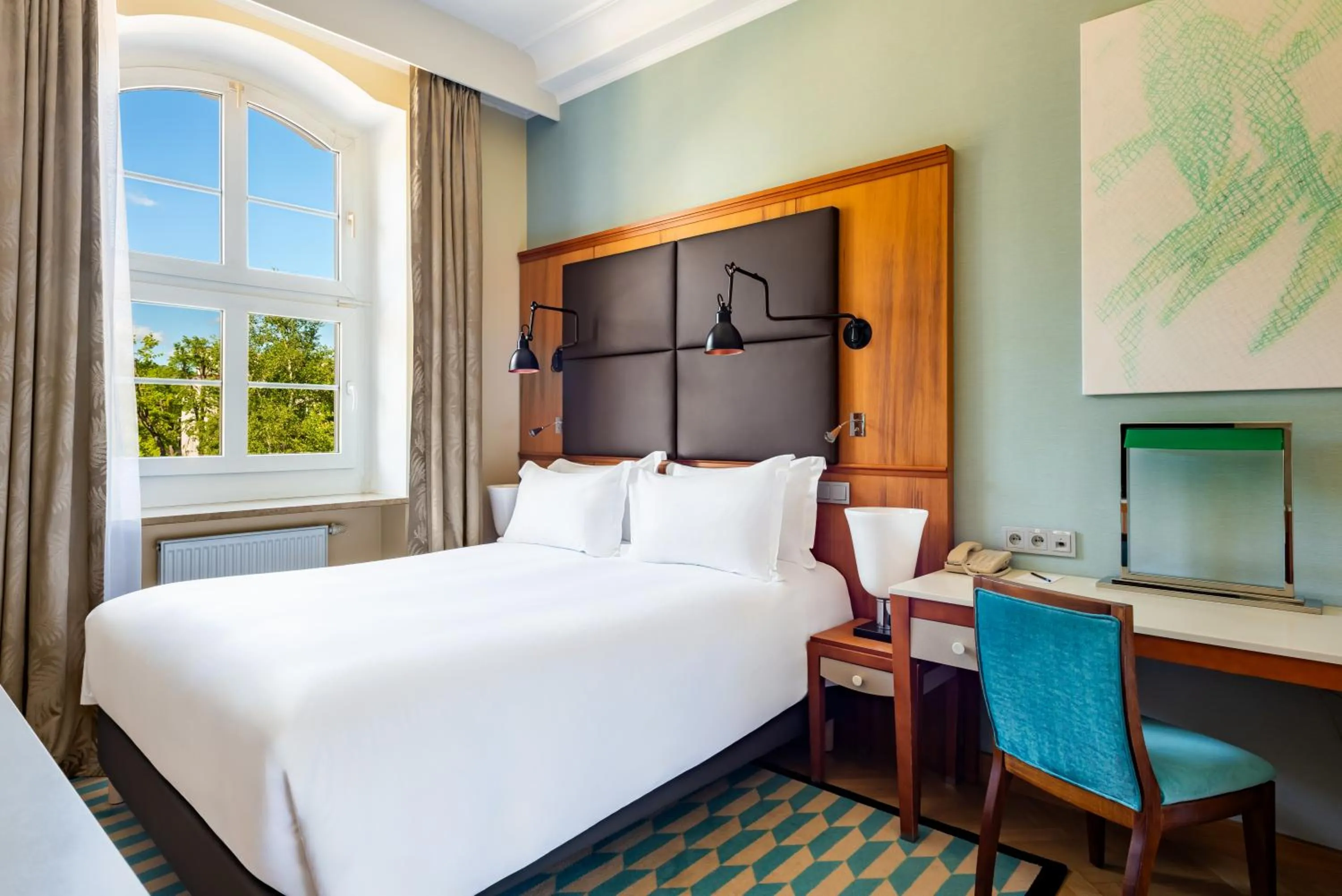 Bed in Sofitel Grand Sopot