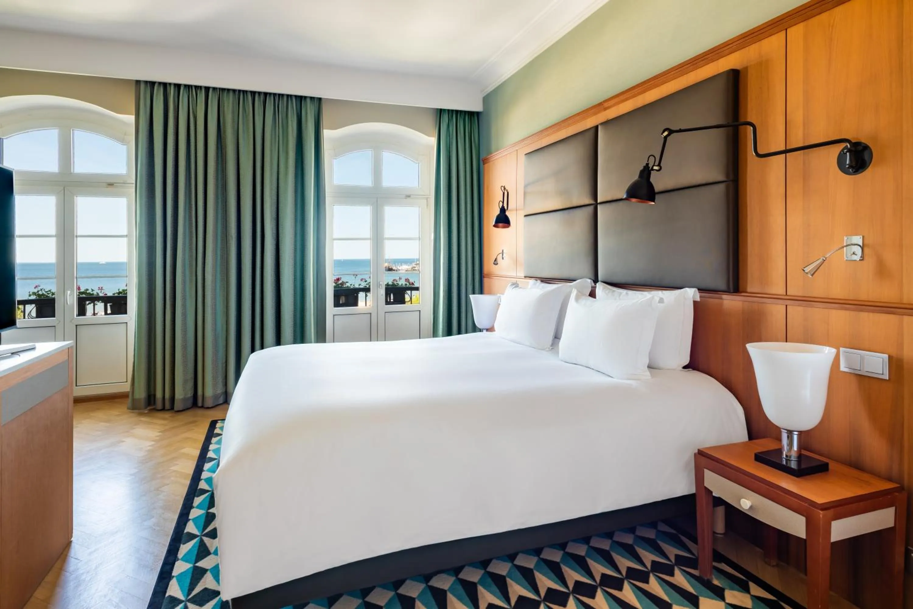 Bed in Sofitel Grand Sopot