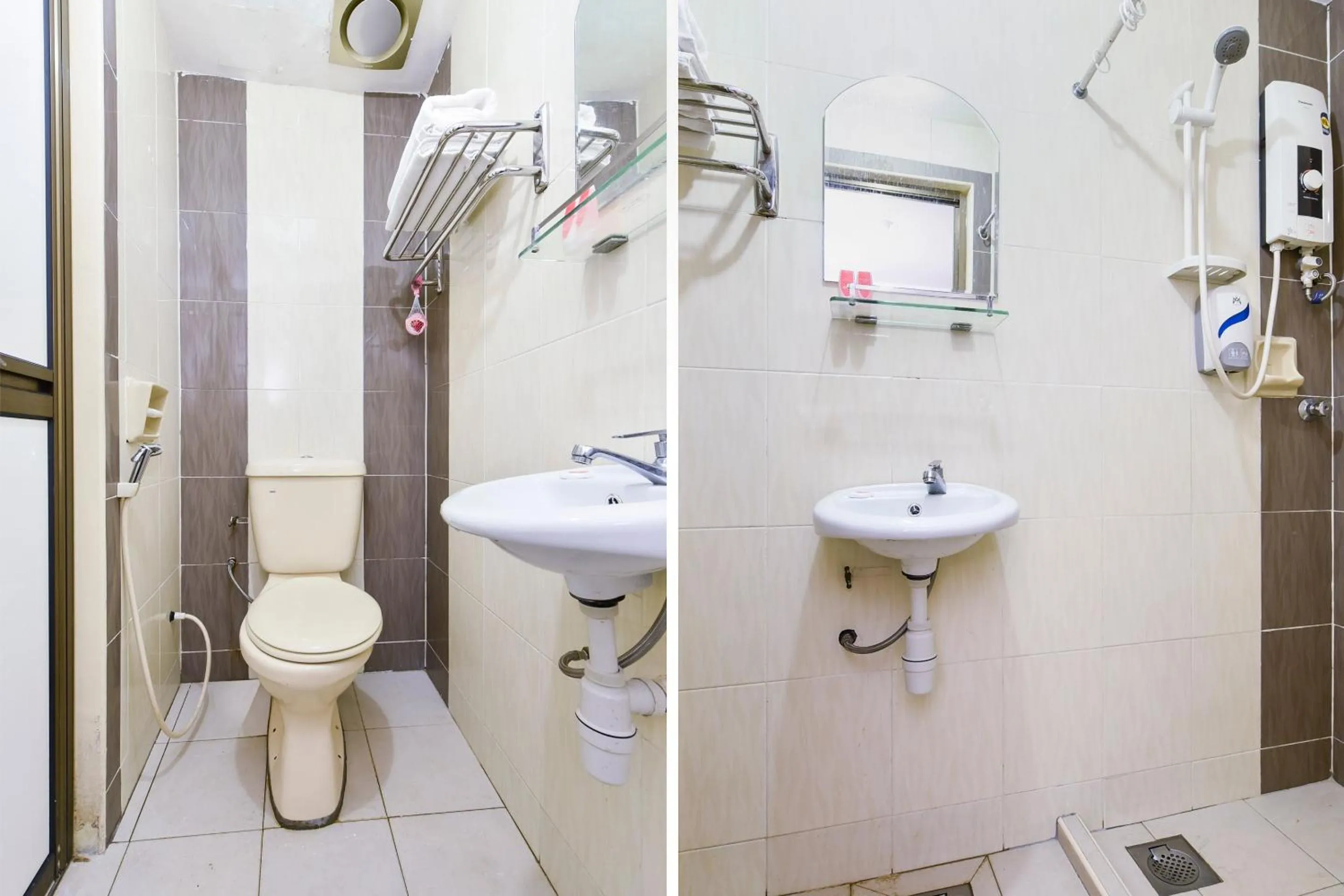 Bathroom in Super OYO 90562 J Hotel PJ