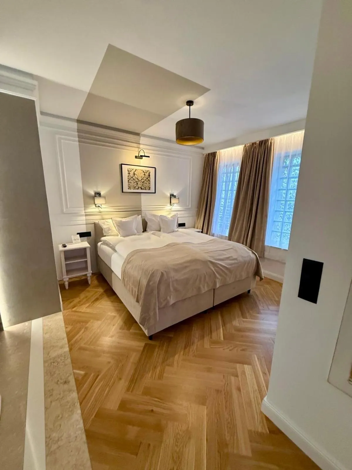 Bed in Hotel Rubinstein