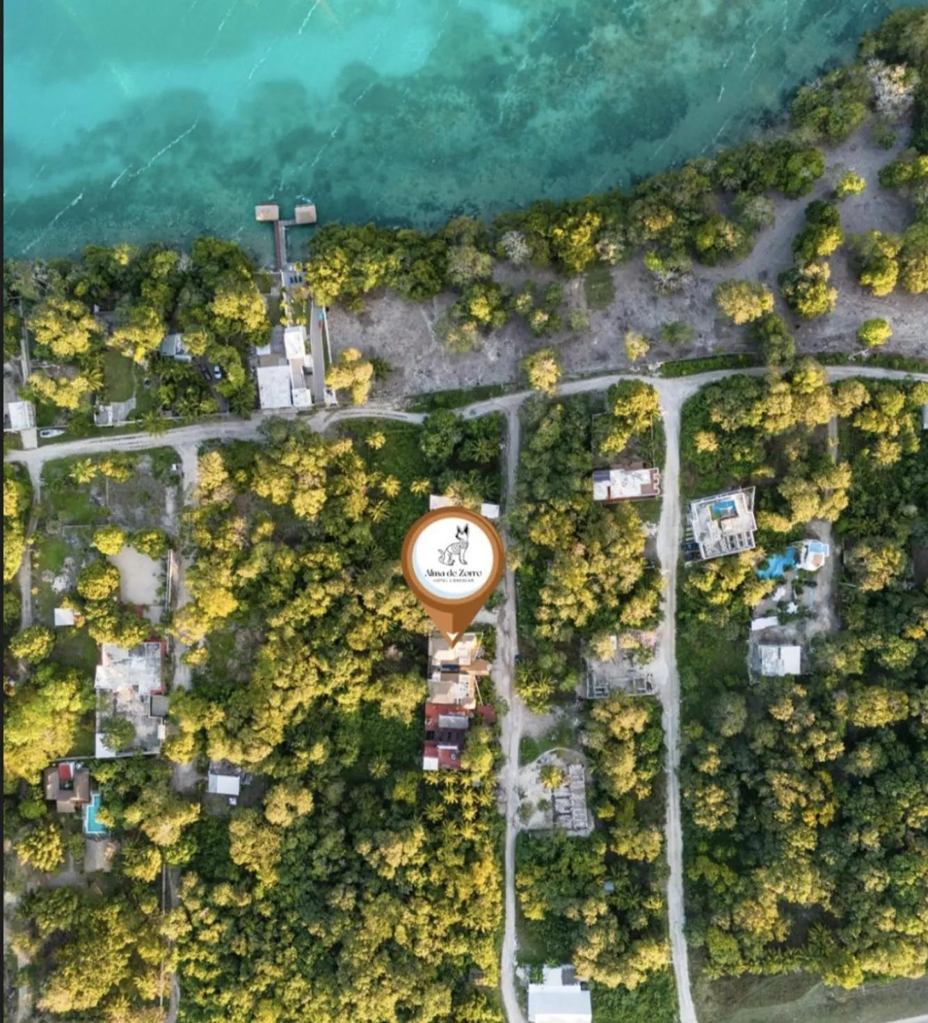 Bird's eye view in Alma de Zorro