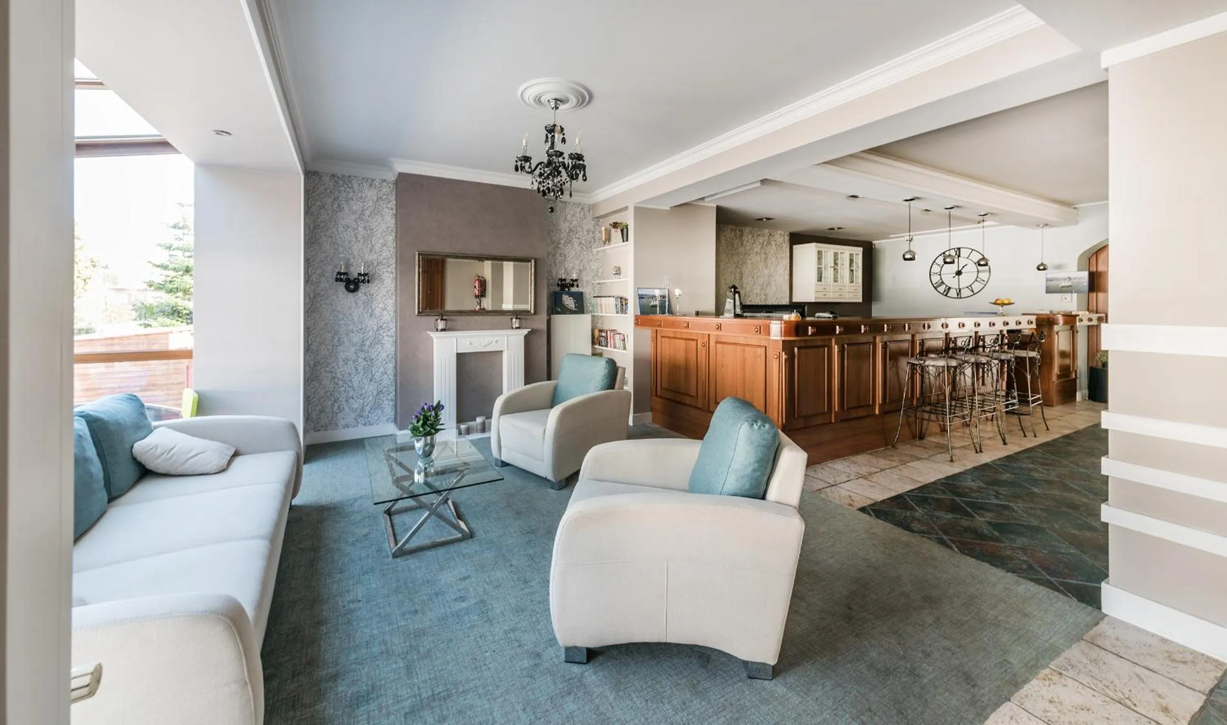 Lounge or bar, Seating Area in Gościniec Witomino