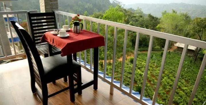 Balcony/Terrace in Eterno Camellia & Elettaria Resort with Pool