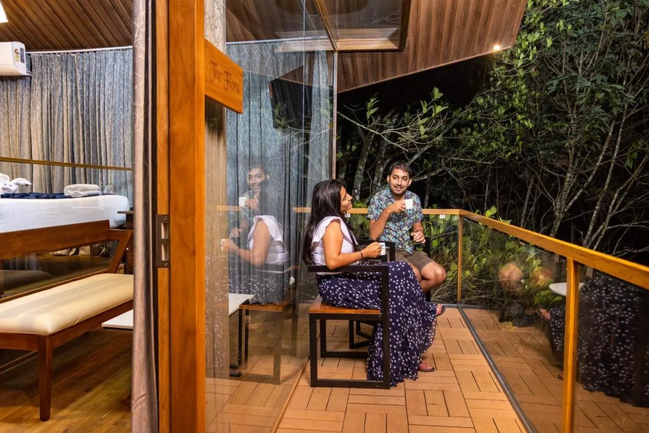 Balcony/Terrace in Eterno Camellia & Elettaria Resort with Pool