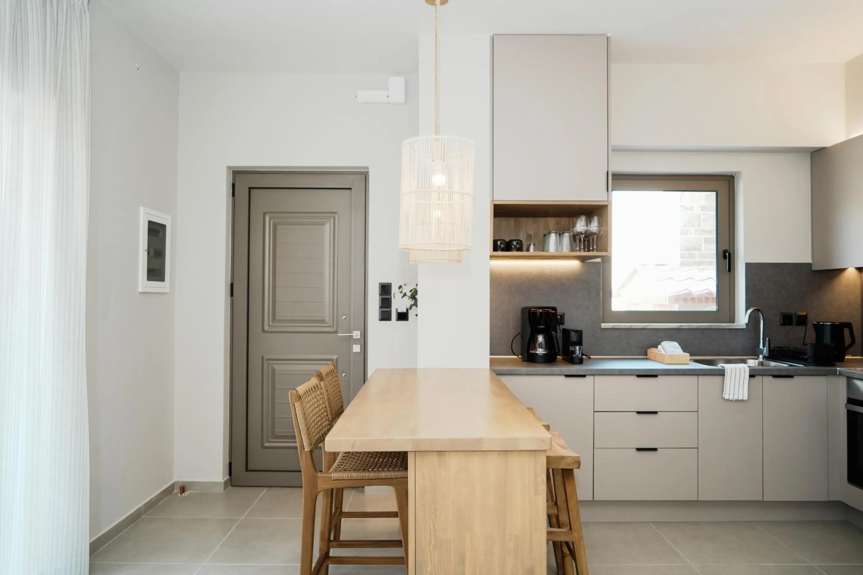 kitchen in Vardians Villas & Suites