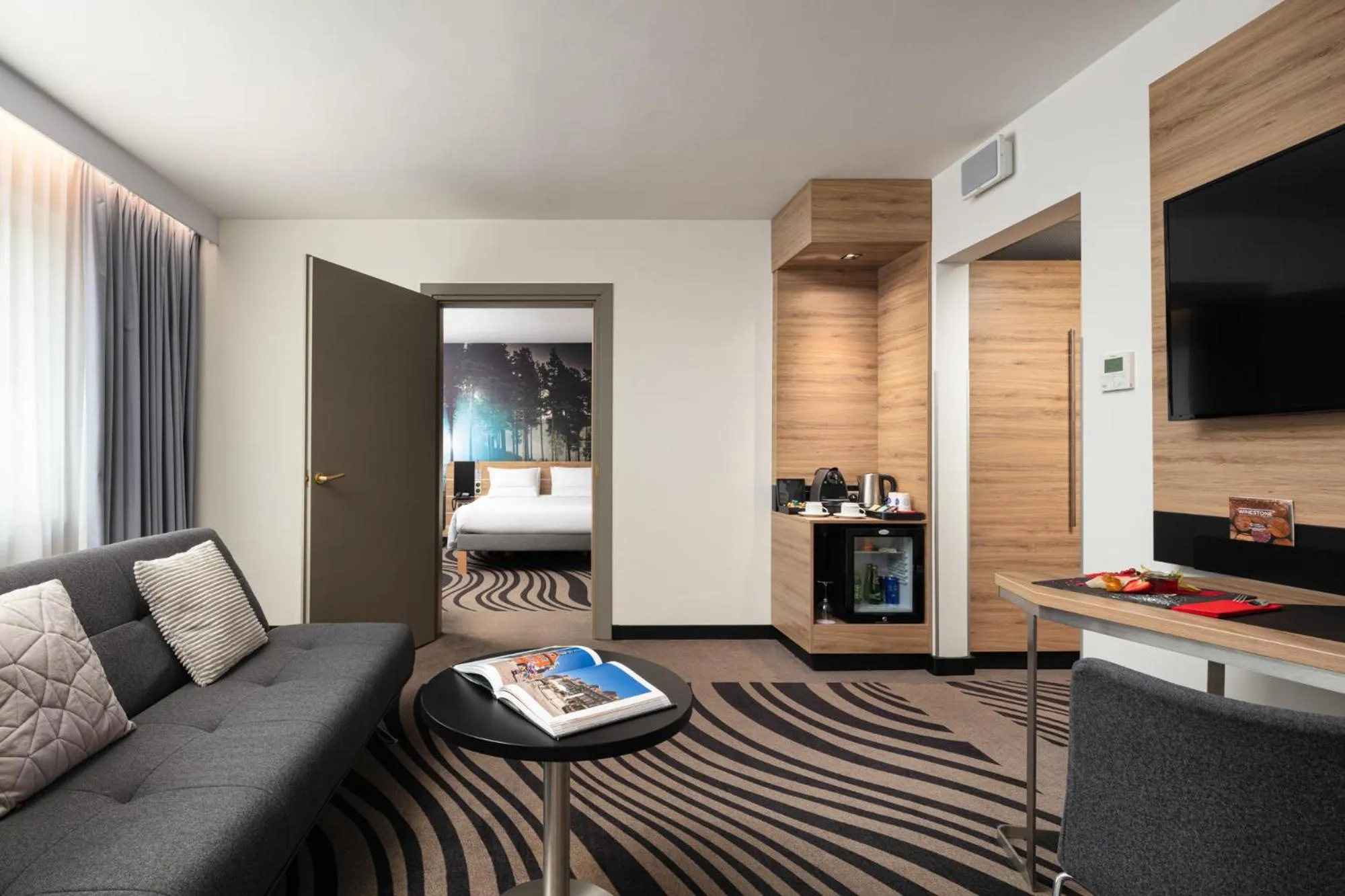 Bed in Novotel Poznan Centrum