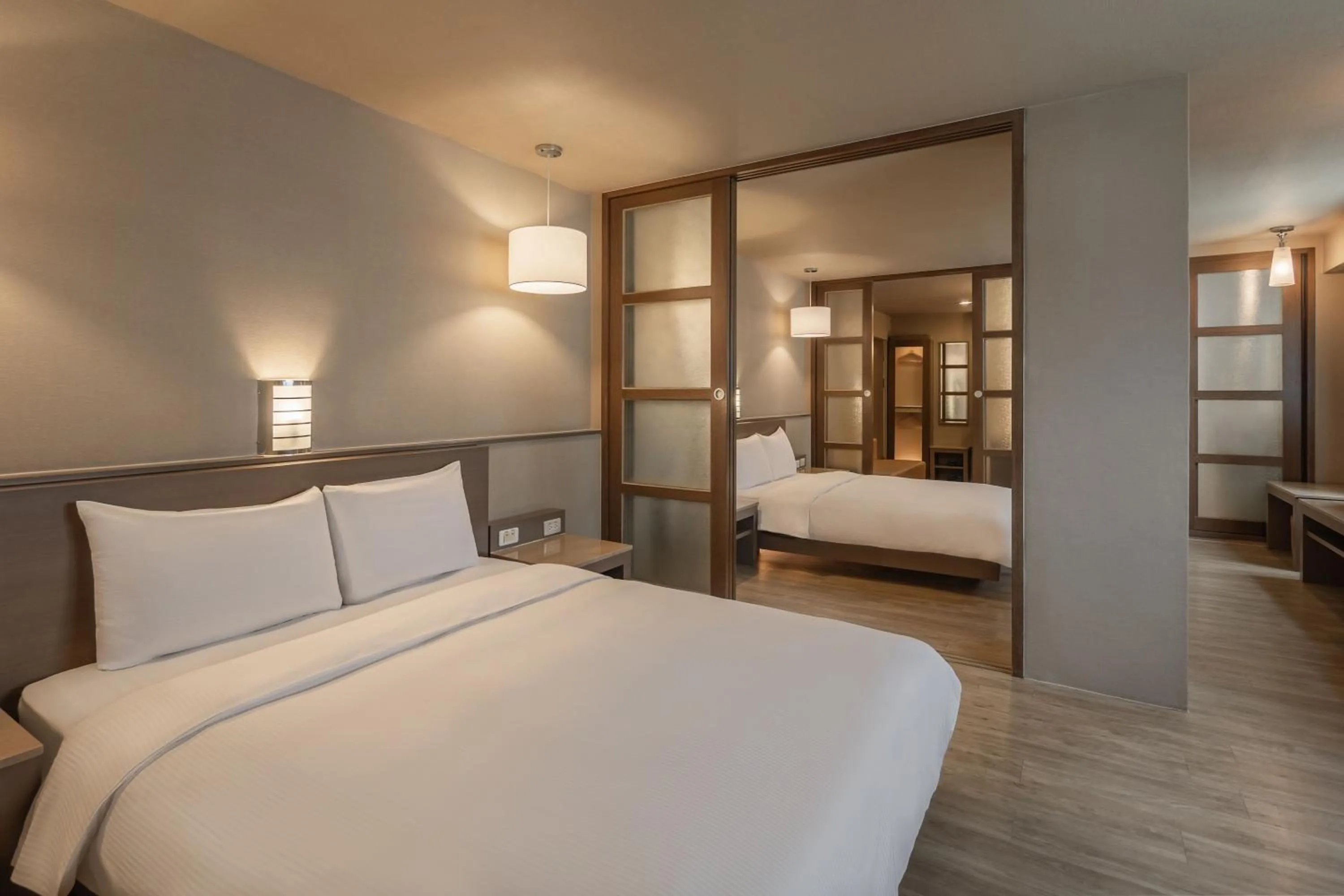 View (from property/room), Bed in Kindness Hotel - Hanshen