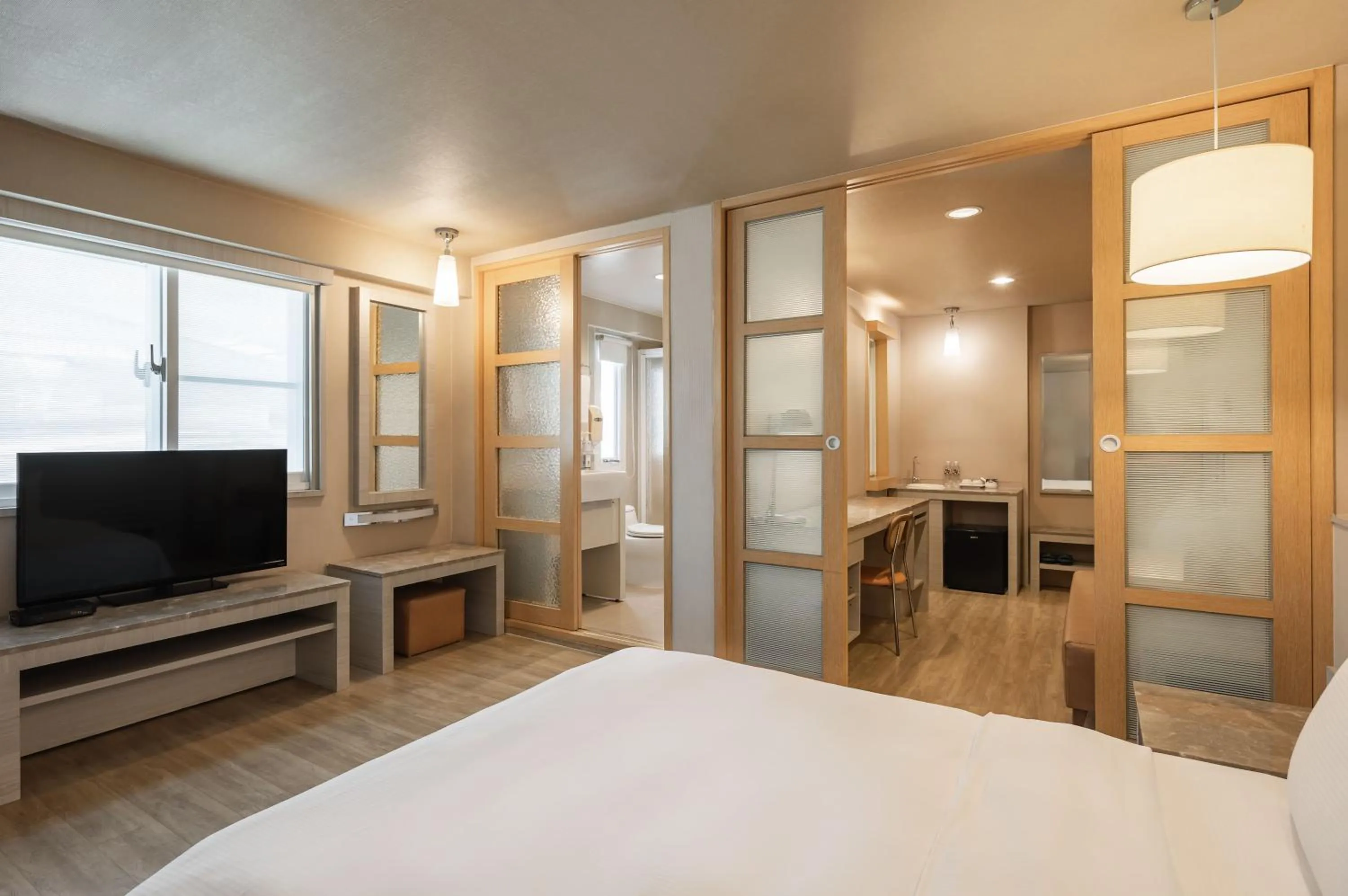 TV and multimedia, Bed in Kindness Hotel - Hanshen